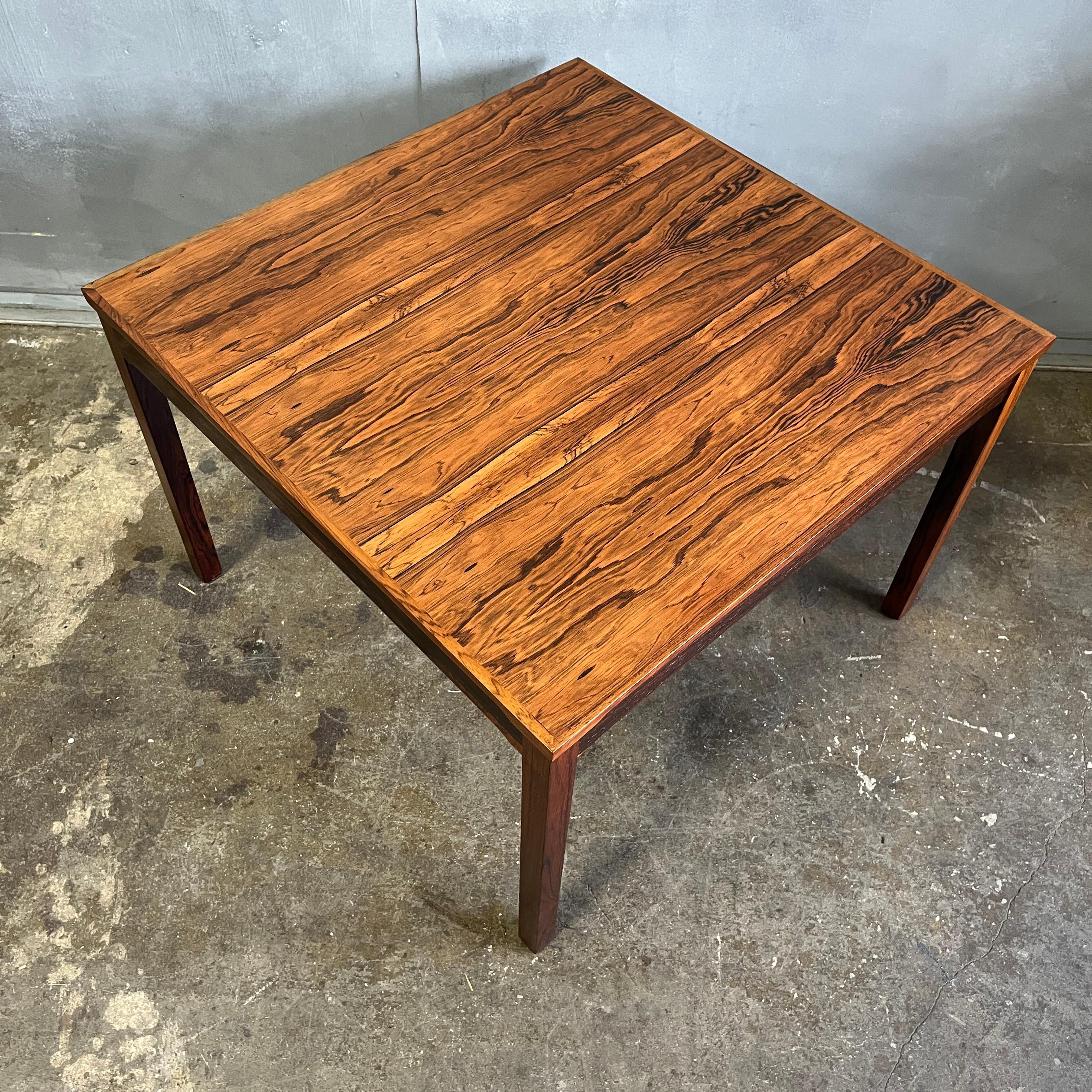 Scandinavian Midcentury Rosewood Table For Sale 3