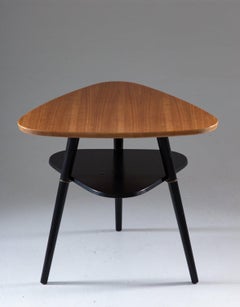 Table d'appoint scandinave du milieu du siècle "Telma" en teck de Nils Jonsson