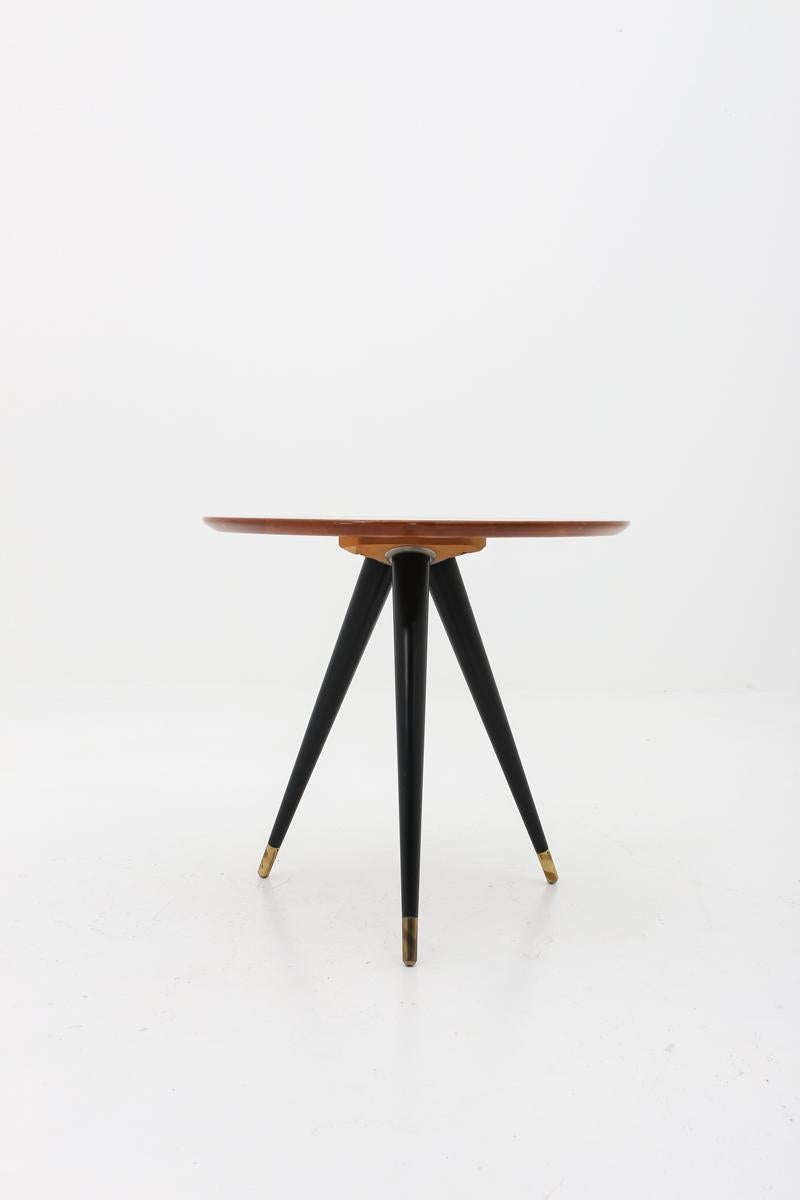 Swedish Scandinavian Midcentury Side Table with Inlays by H. Sundling Tranås
