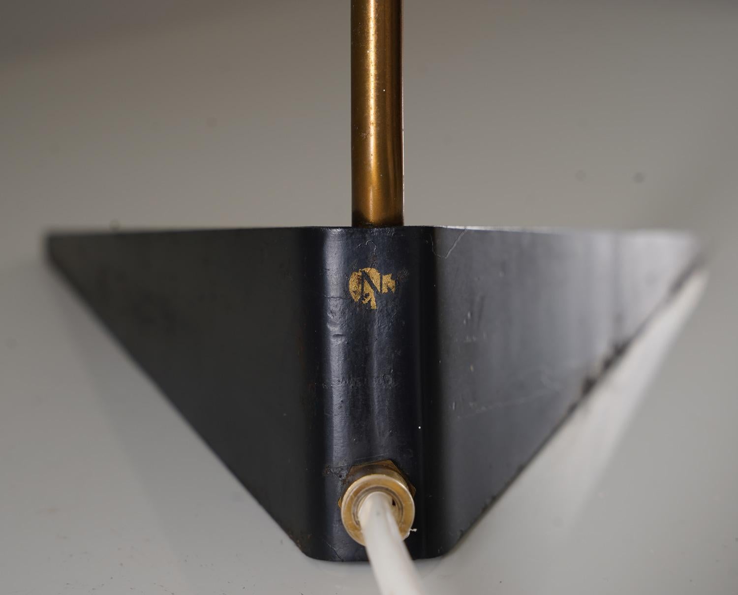 Scandinavian Midcentury Table Lamp by Svend Aage Holm Sørensen For Sale 2