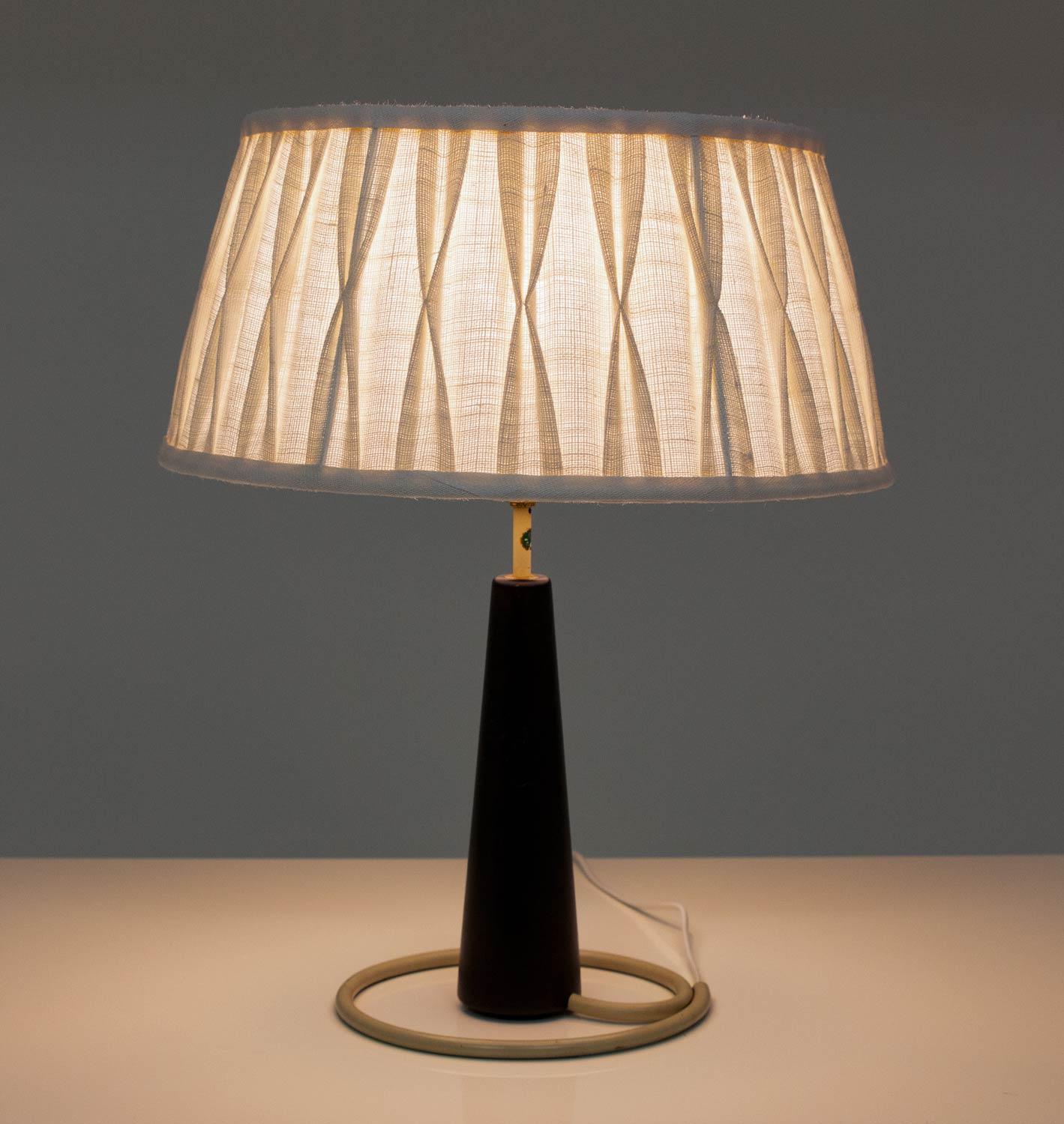 Wood Scandinavian Midcentury Table Lamp Model 