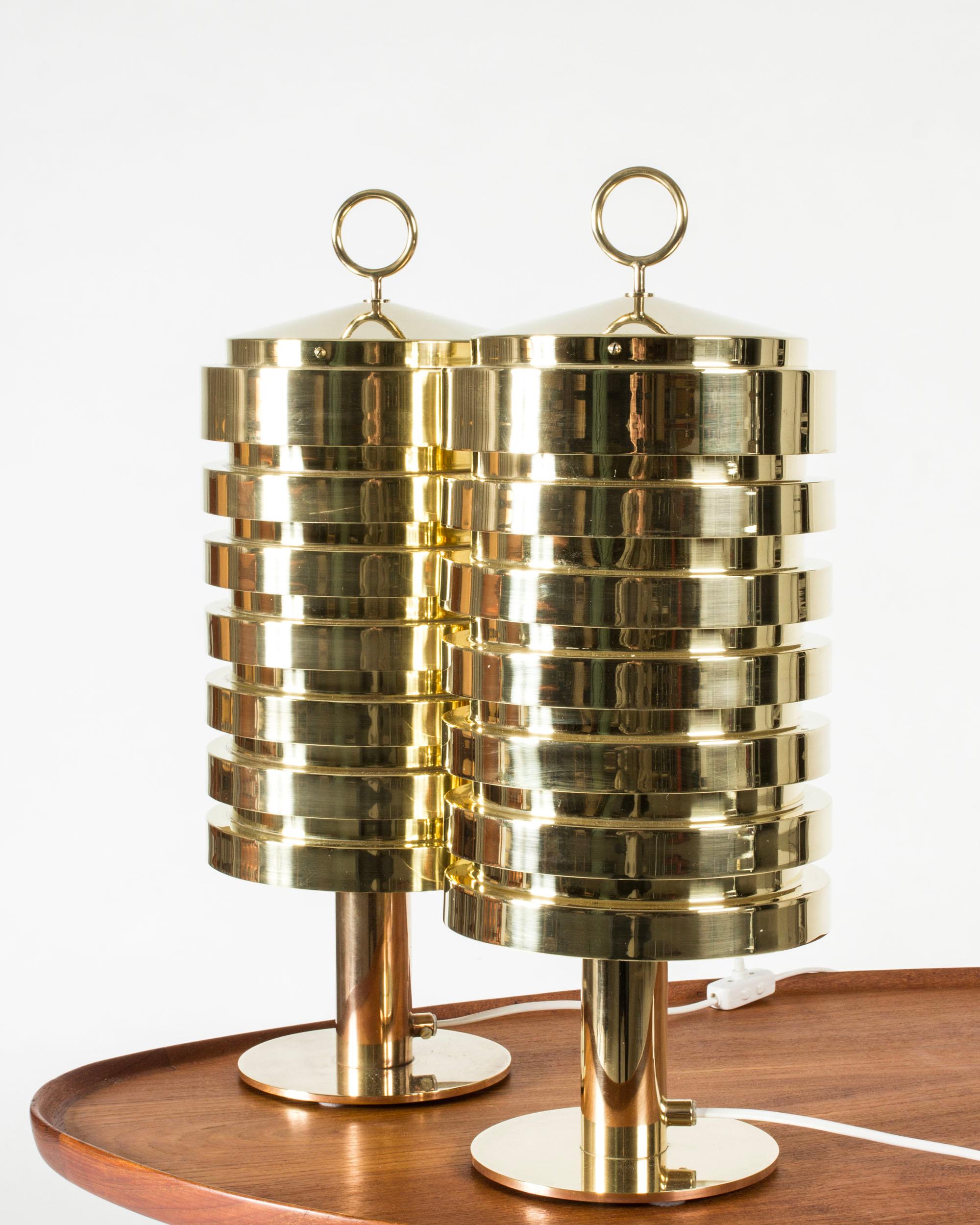 Scandinavian Modern Scandinavian Midcentury Table Lamps #B99 by Hans-Agne Jakobsson, Sweden, 1960s For Sale
