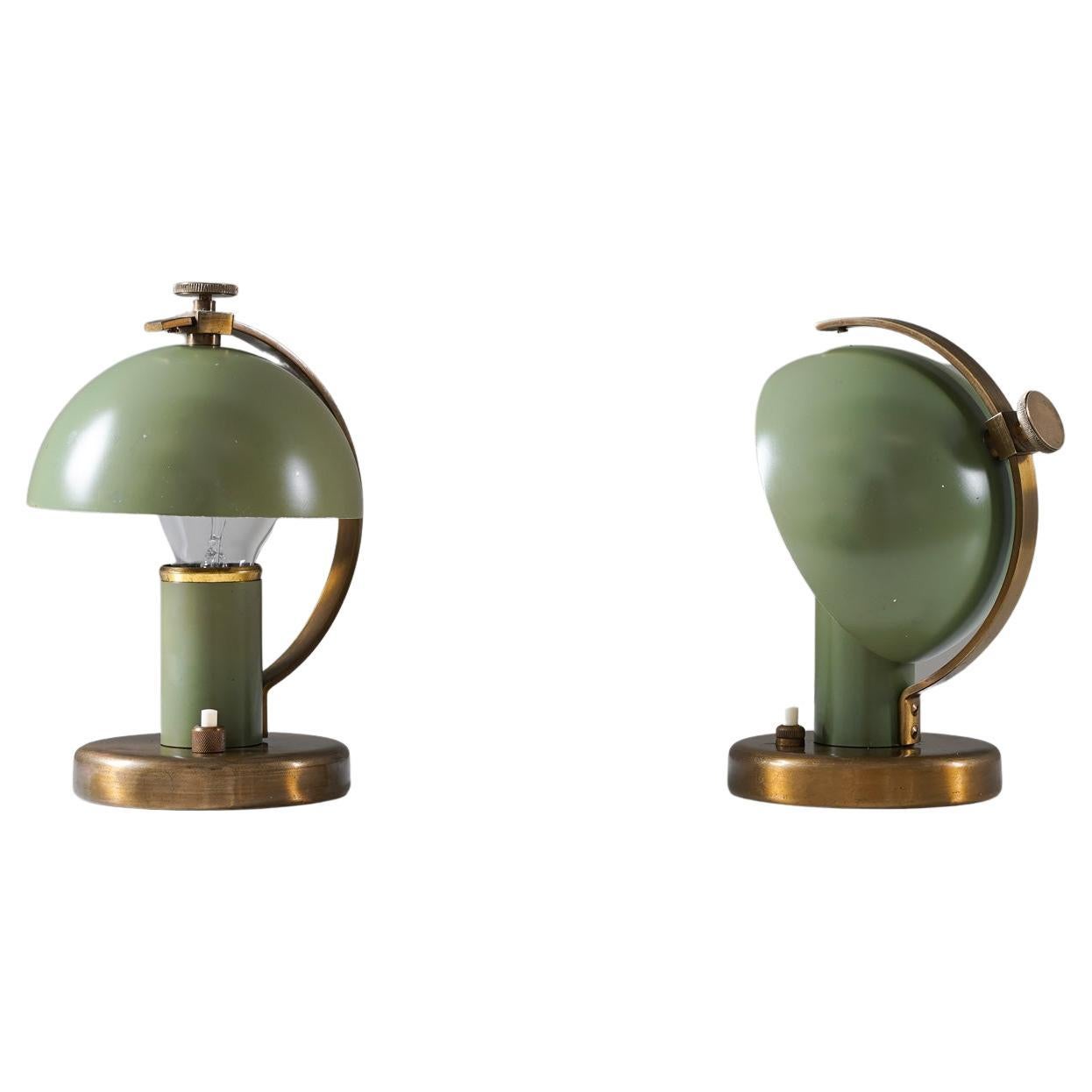 Scandinavian Midcentury Table Lamps by Erik Tidstrand for NK