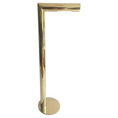 Lampadaire scandinave minimaliste en laiton de Jonas Hilde