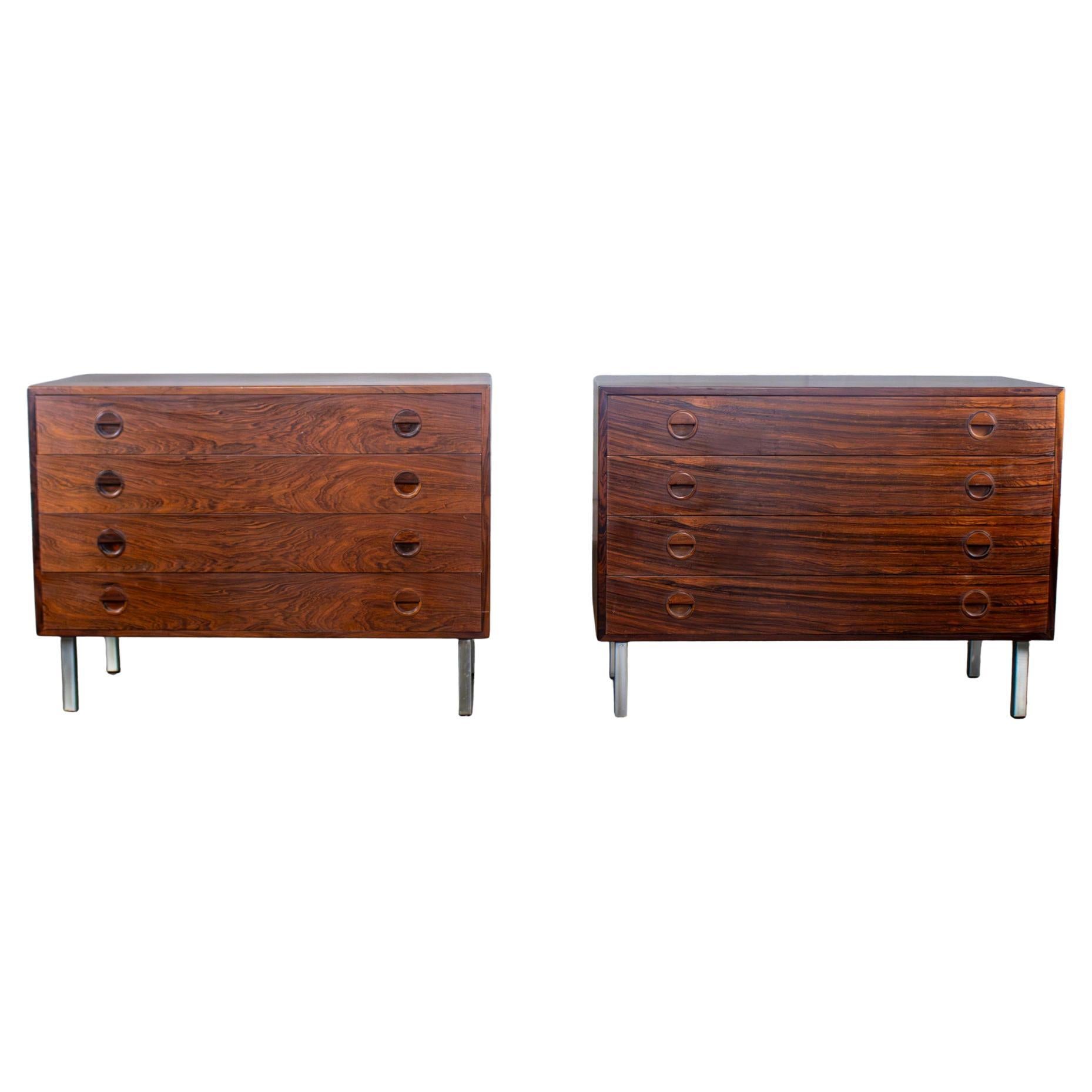 Scandinavian Mod Rosewood Cabinets Rud Thygesen 
Johnny Sorensen for HG a Pair For Sale