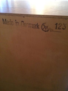 Scandinavian Modern 10-Drawer Dresser Highboy Arne Wahl Iversen 1960 Walnut