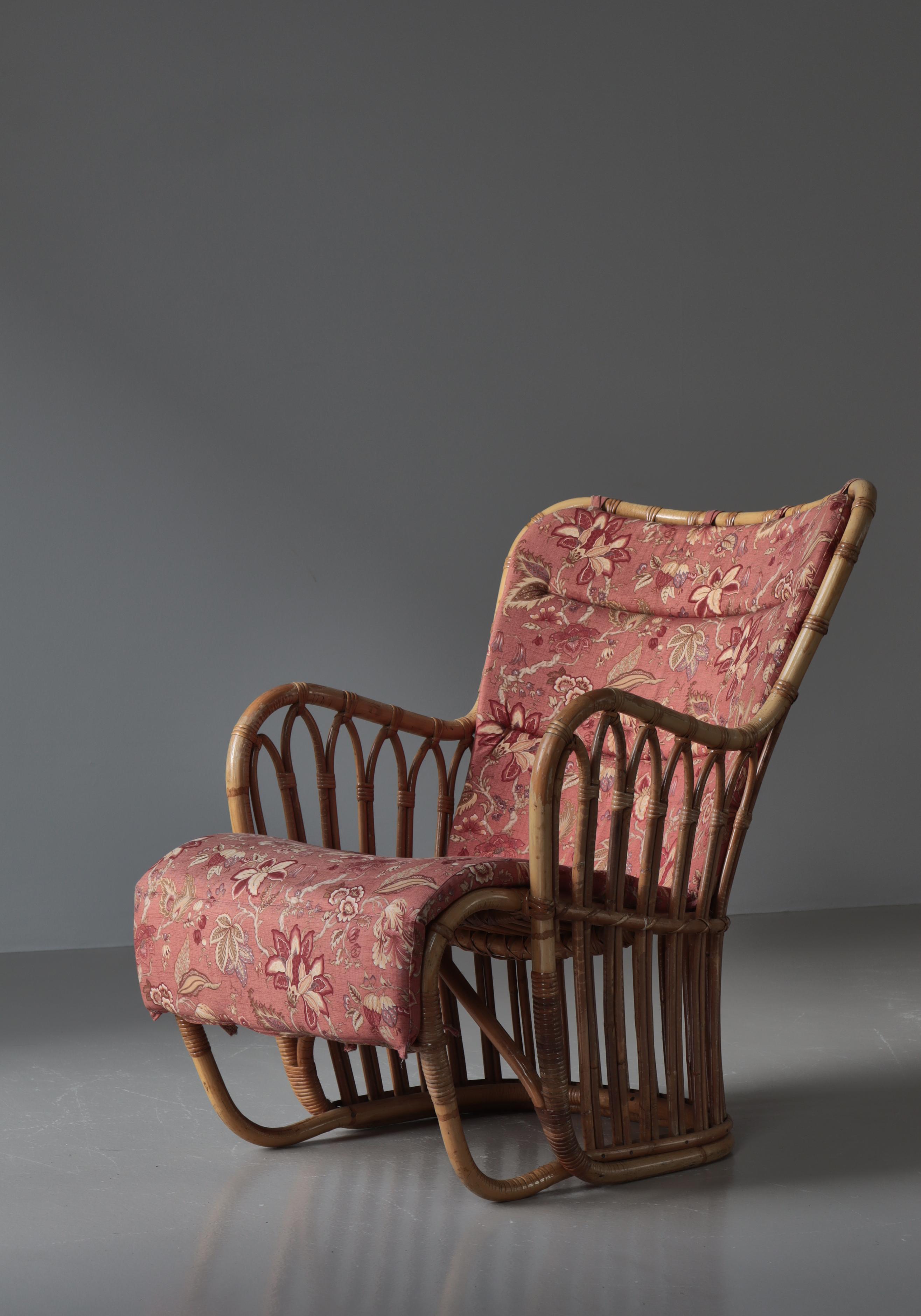 Sedie da salotto in rattan The Modern Scandinavian 1940s by Tove Kindt-Larsen at Wengler in vendita 3
