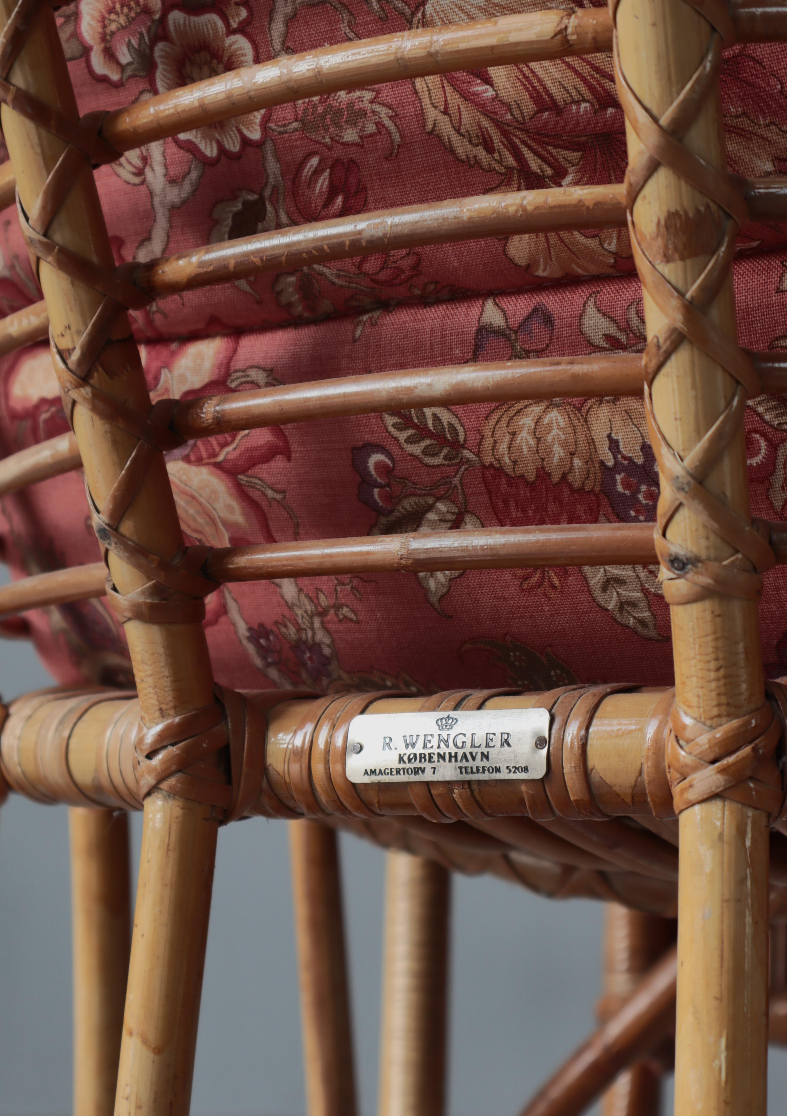 Sedie da salotto in rattan The Modern Scandinavian 1940s by Tove Kindt-Larsen at Wengler in vendita 10