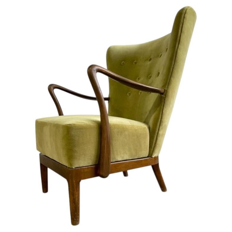 Scandinavian Modern Alfred Christensen Lounge Chair im Angebot