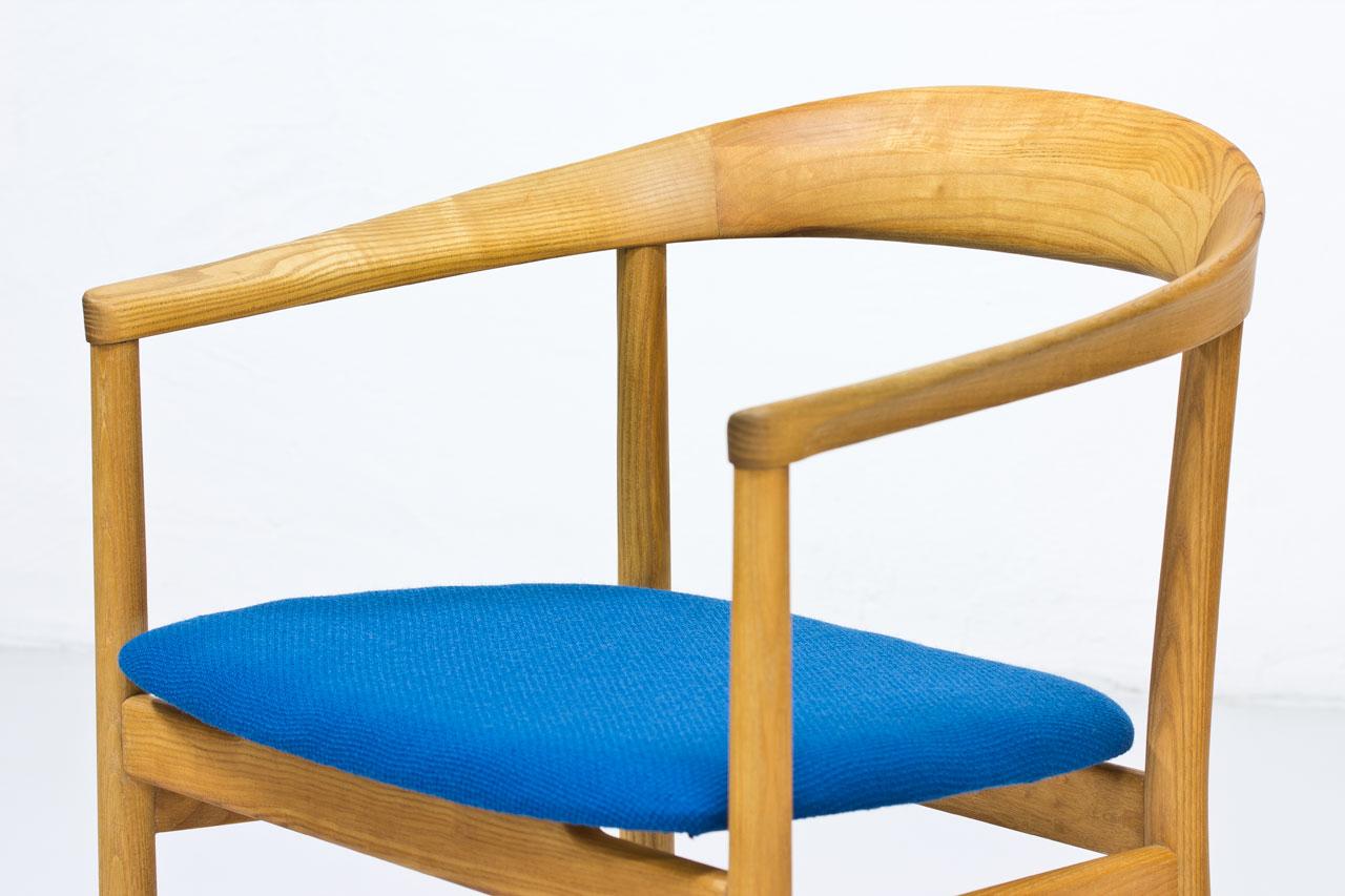 Wool Scandinavian Modern Armchair by Carl-Axel Acking, Sweden