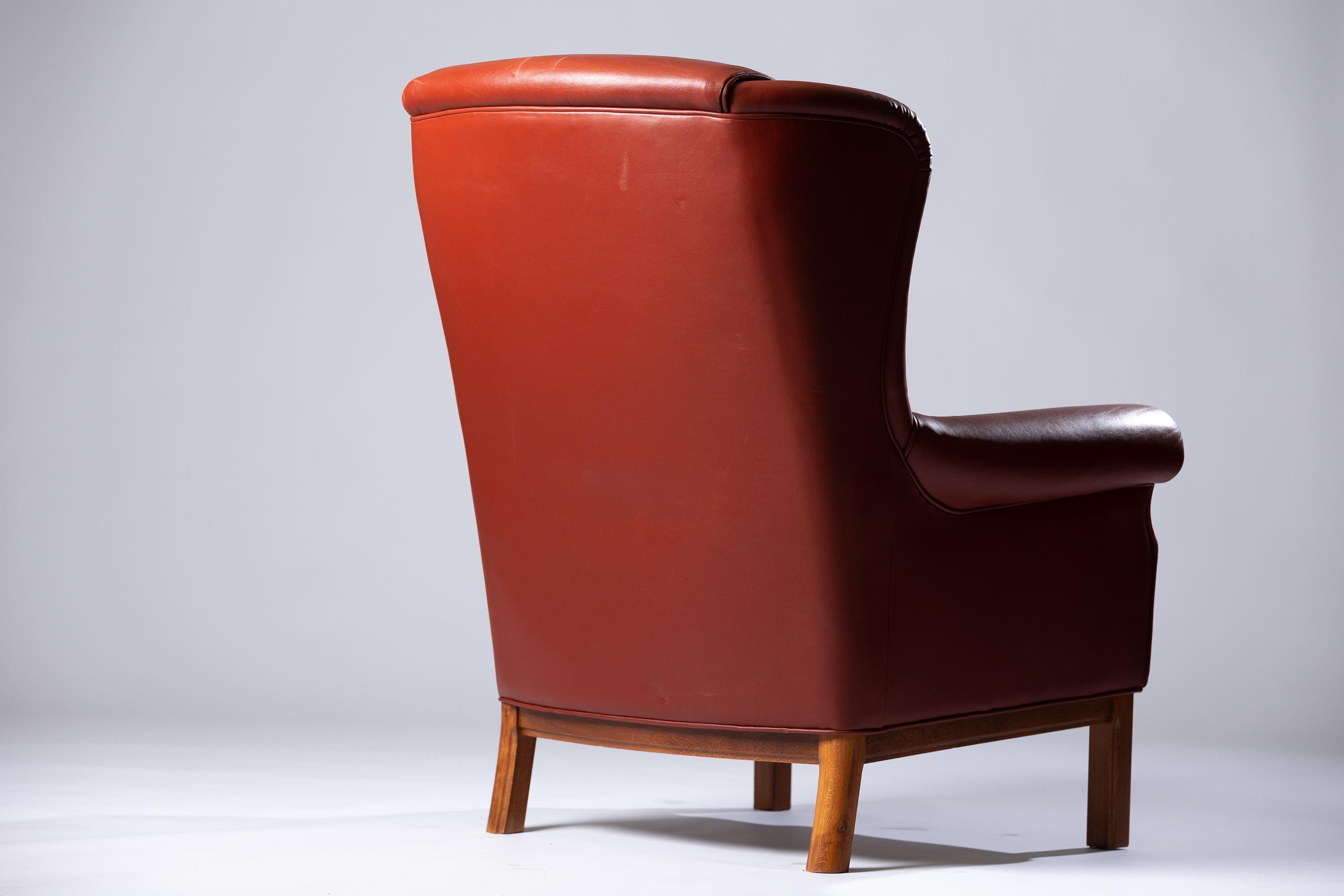 Scandinavian Modern Armchair from Arne Norell For Sale 2