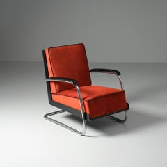 Skandinavischer Moderner Sessel, Pauli Blomstedt, J.Merivaara Oy, 1930er Jahre