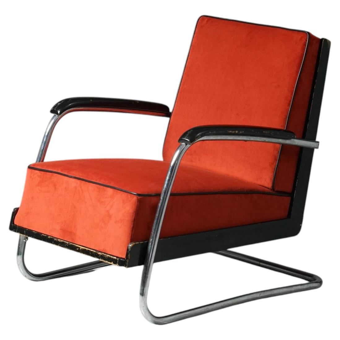 Skandinavischer Moderner Sessel, Pauli Blomstedt, J.Merivaara Oy, 1930er Jahre