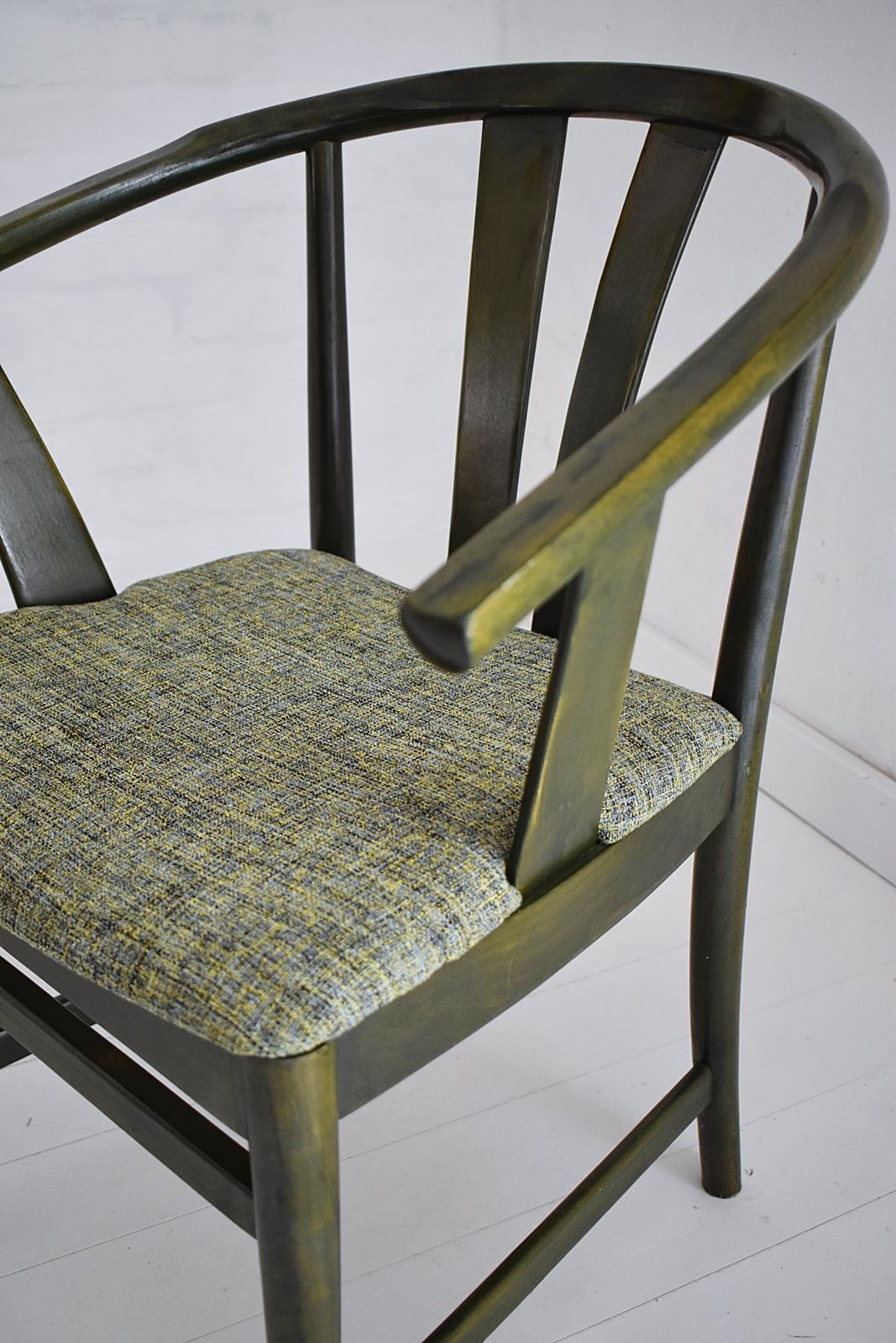 Fabric Scandinavian Modern Armchair 