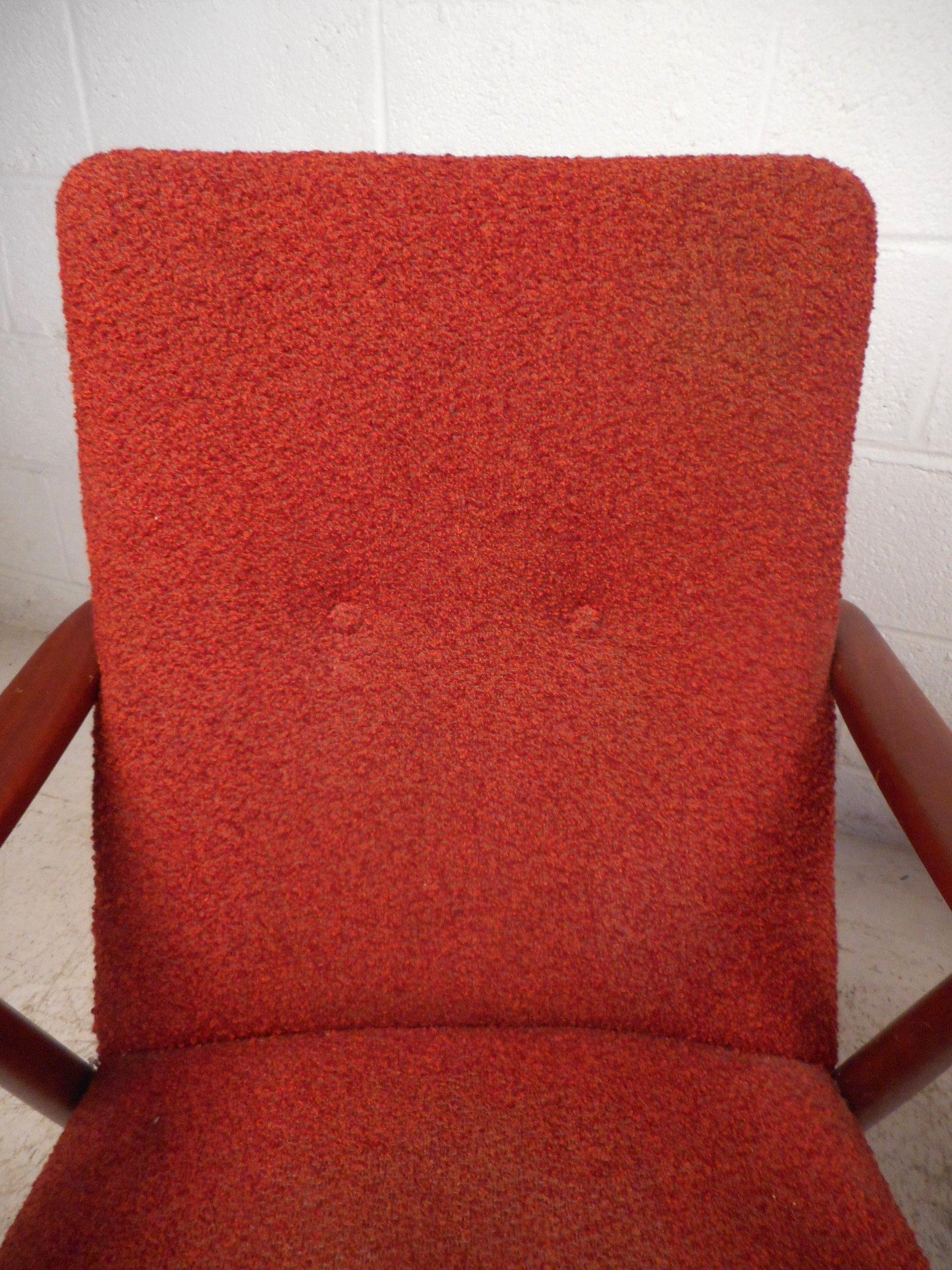 Skandinavische Moderne Sessel von Langlo's Fabrikker, ein Paar (Teakholz)