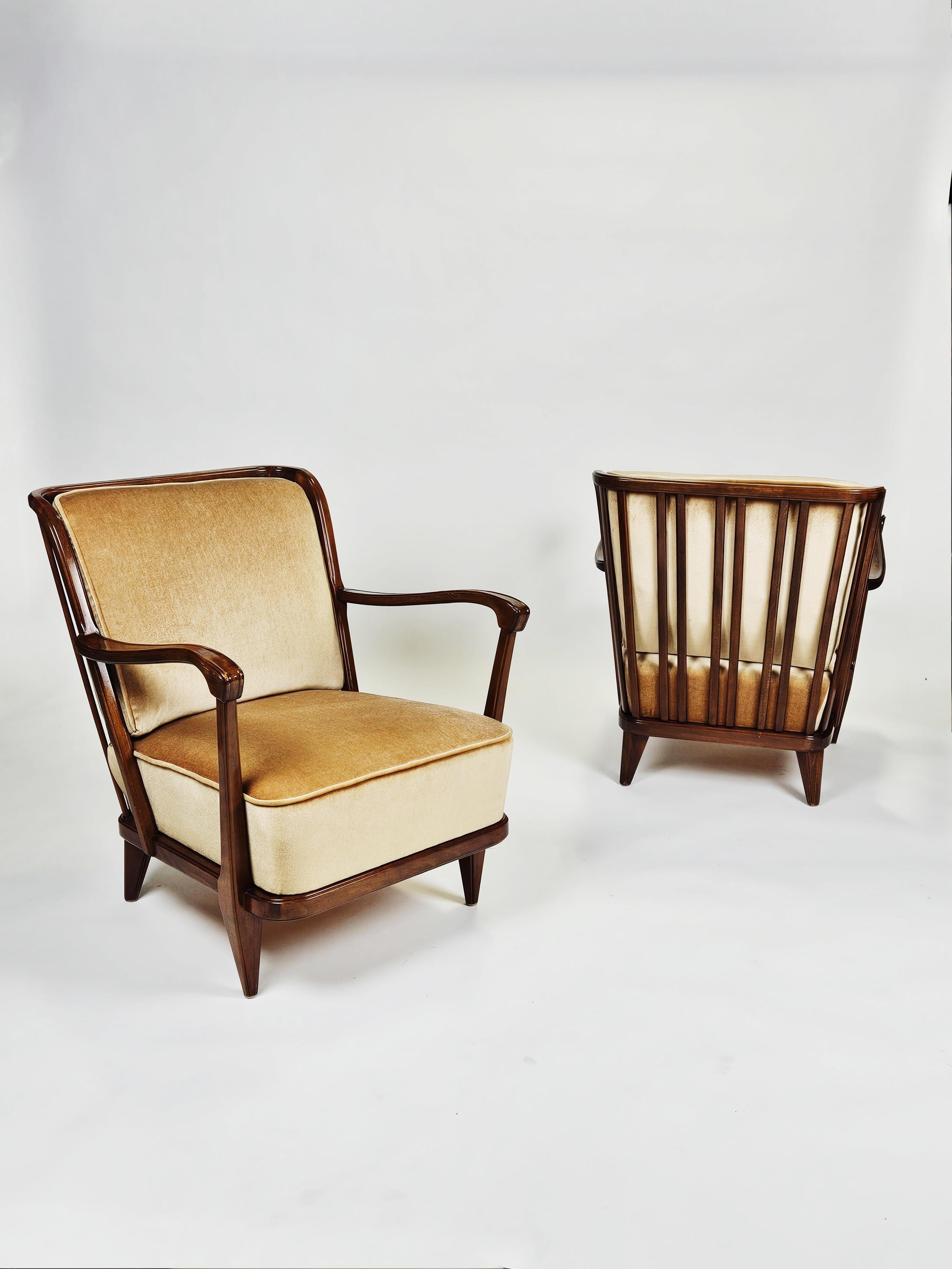 Scandinavian Modern Scandinavian modern armchairs by Svante Skogh, Sweden, 1950s For Sale