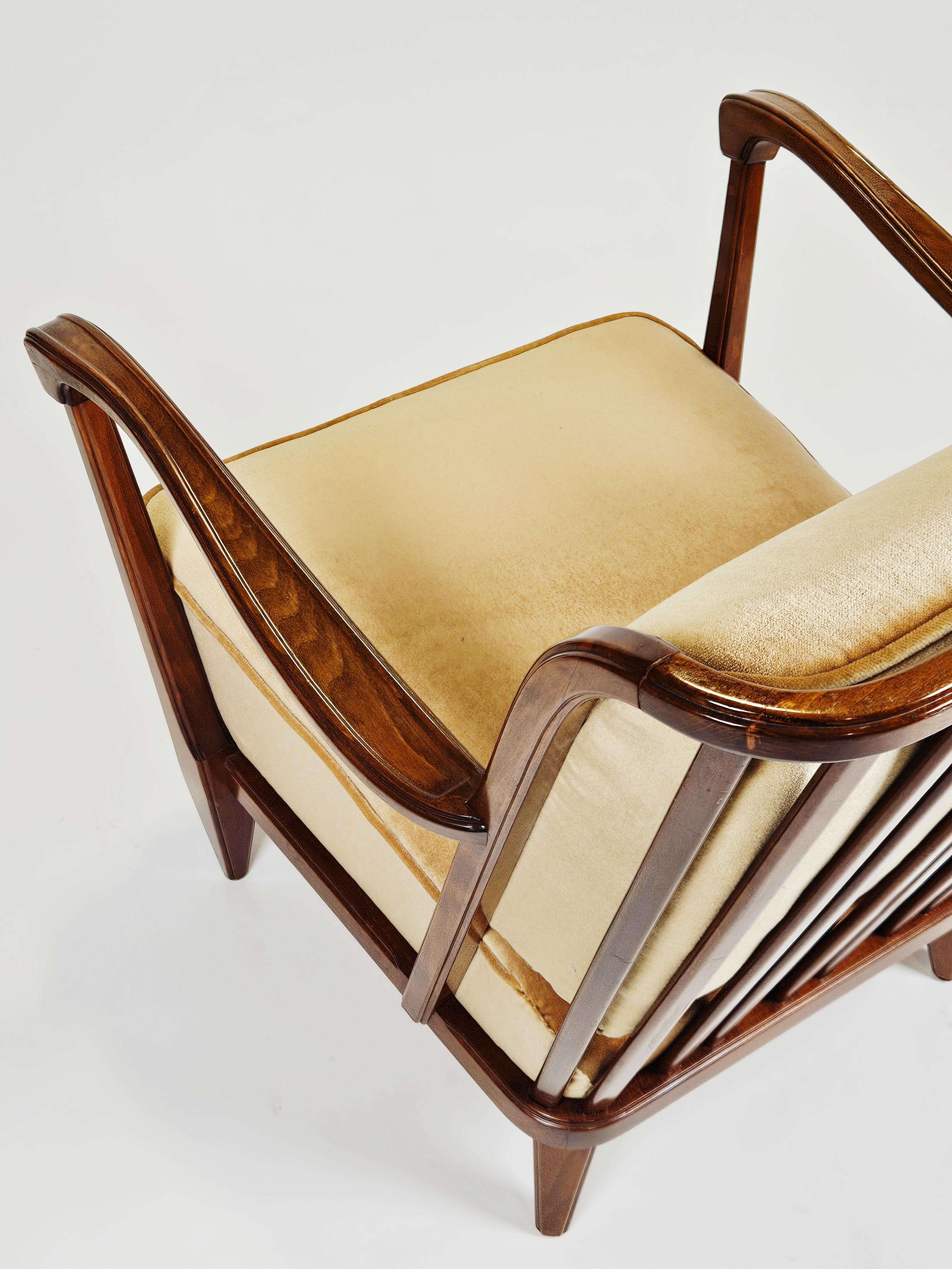 20th Century Scandinavian modern armchairs by Svante Skogh, Sweden, 1950s For Sale
