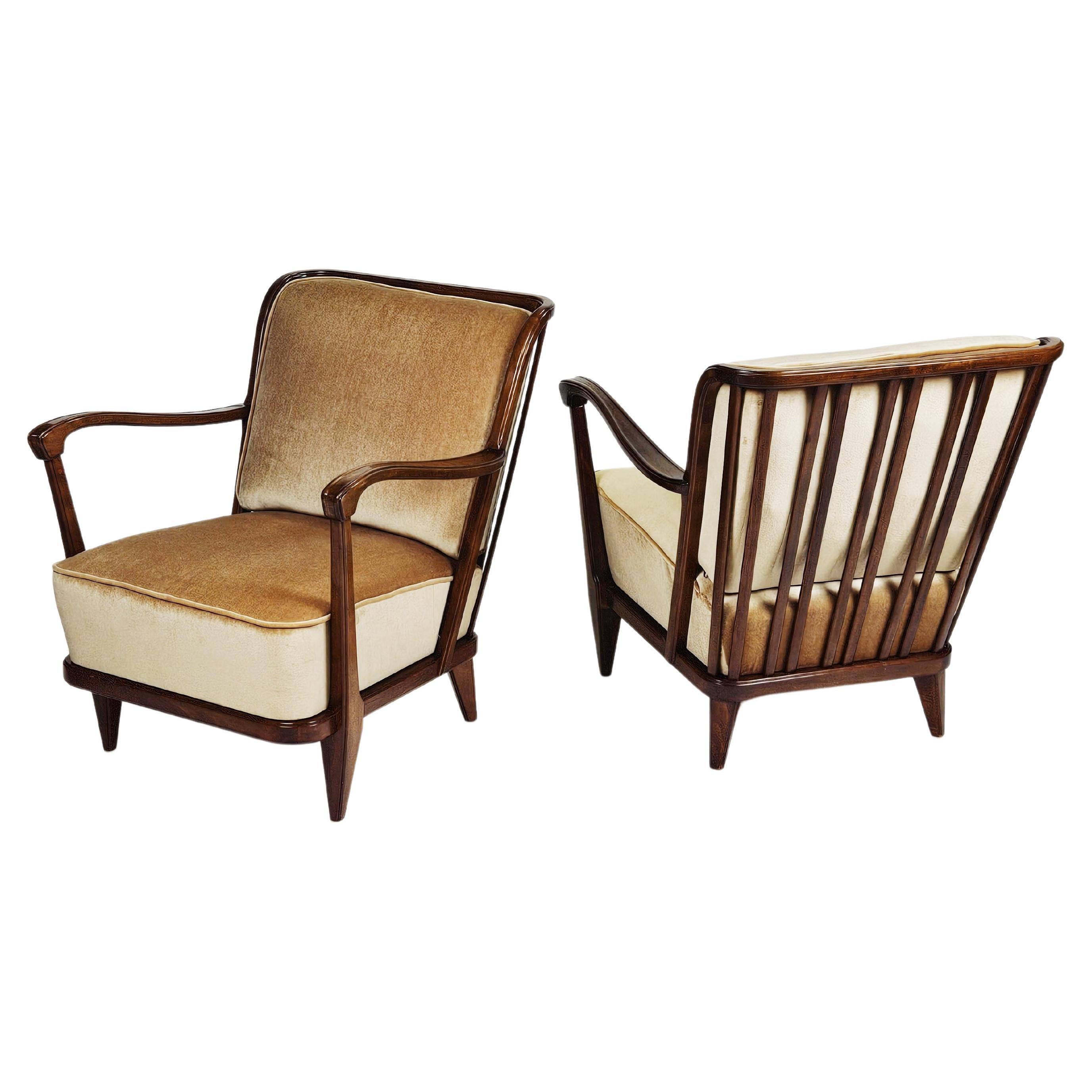 Scandinavian modern armchairs by Svante Skogh, Sweden, 1950s For Sale