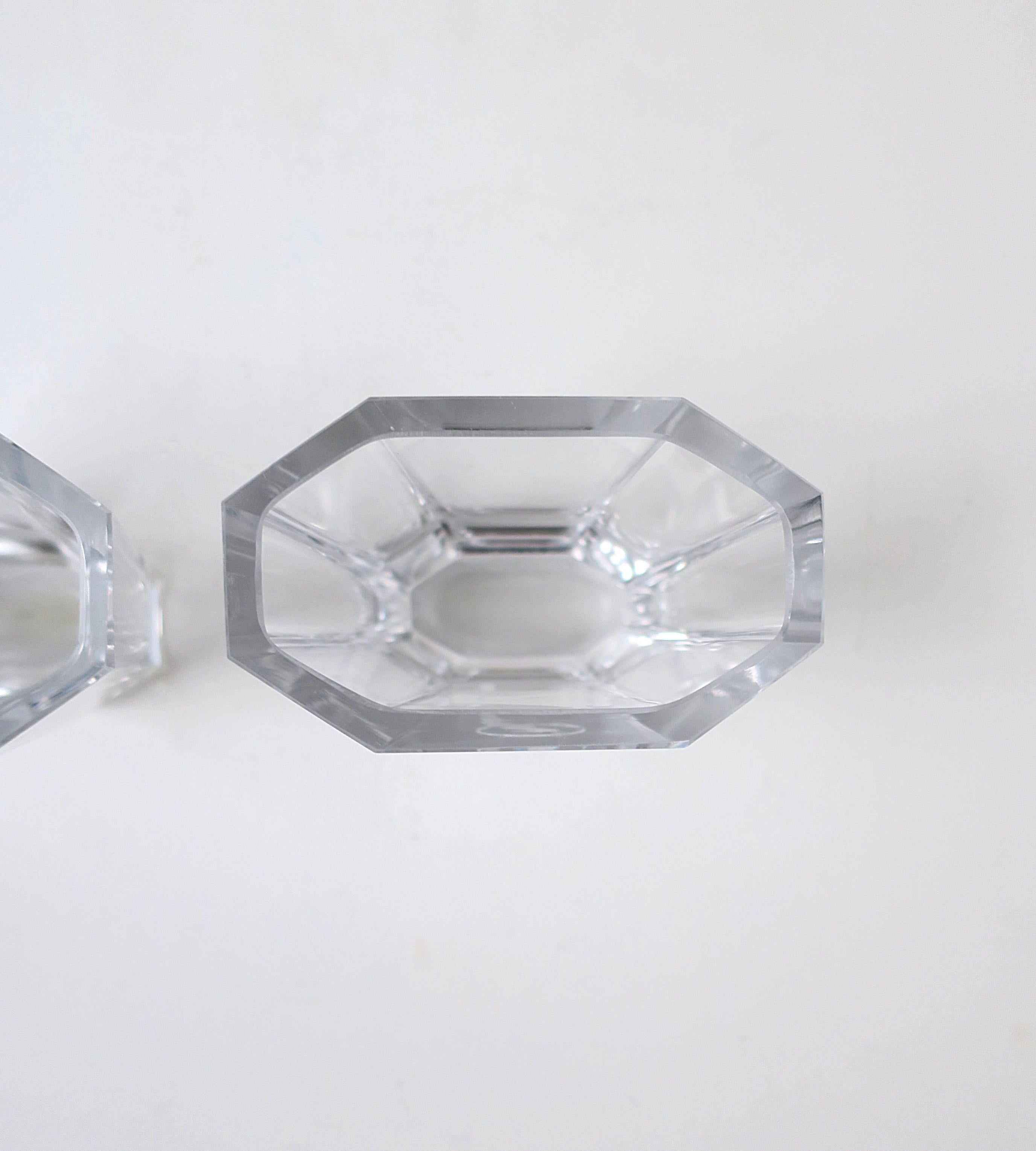 Swedish Modern Art Deco Crystal Vases Parrot Bird Design For Sale 5