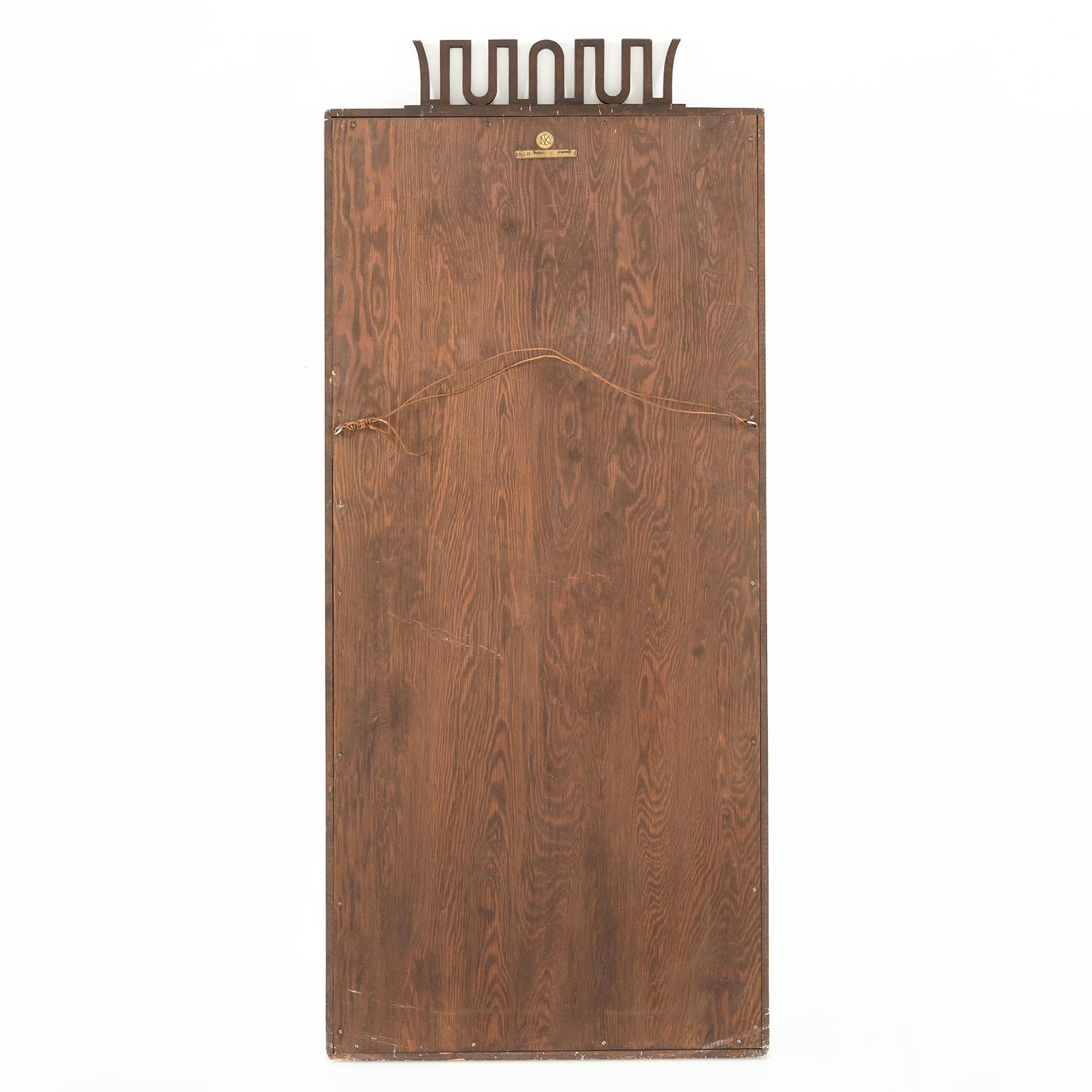 Scandinavian Modern, Art Deco Mirror by Axel Einar Hjorth for NK, Stockholm In Good Condition In New York, NY