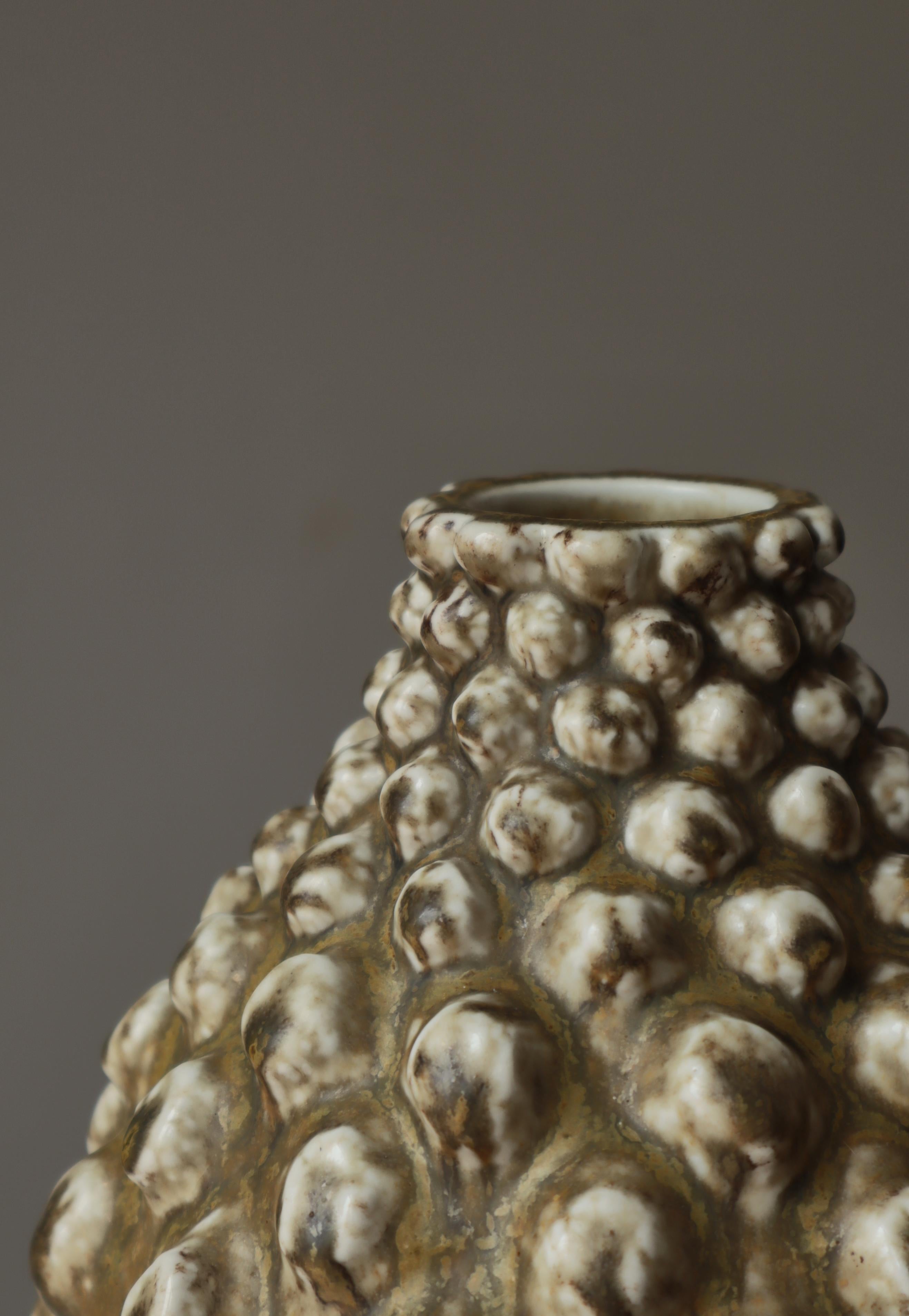 The Modern Scandinavian Salto Vase en grès avec glaçure Solfatara, 1958 en vente 2