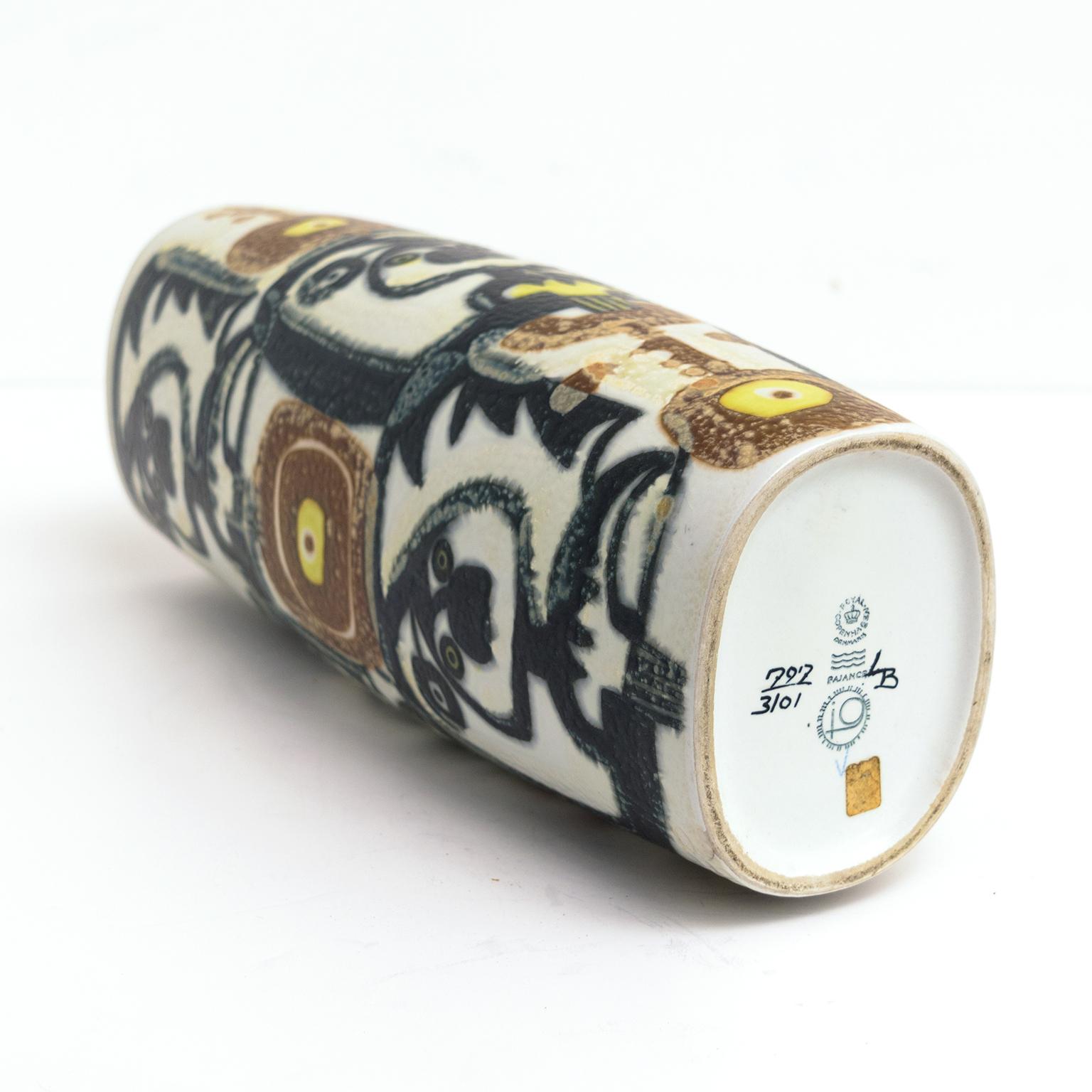 Scandinavian Modern Baca Fajance Series Vase by Johanne Gerber, Royal Copenhagen 1