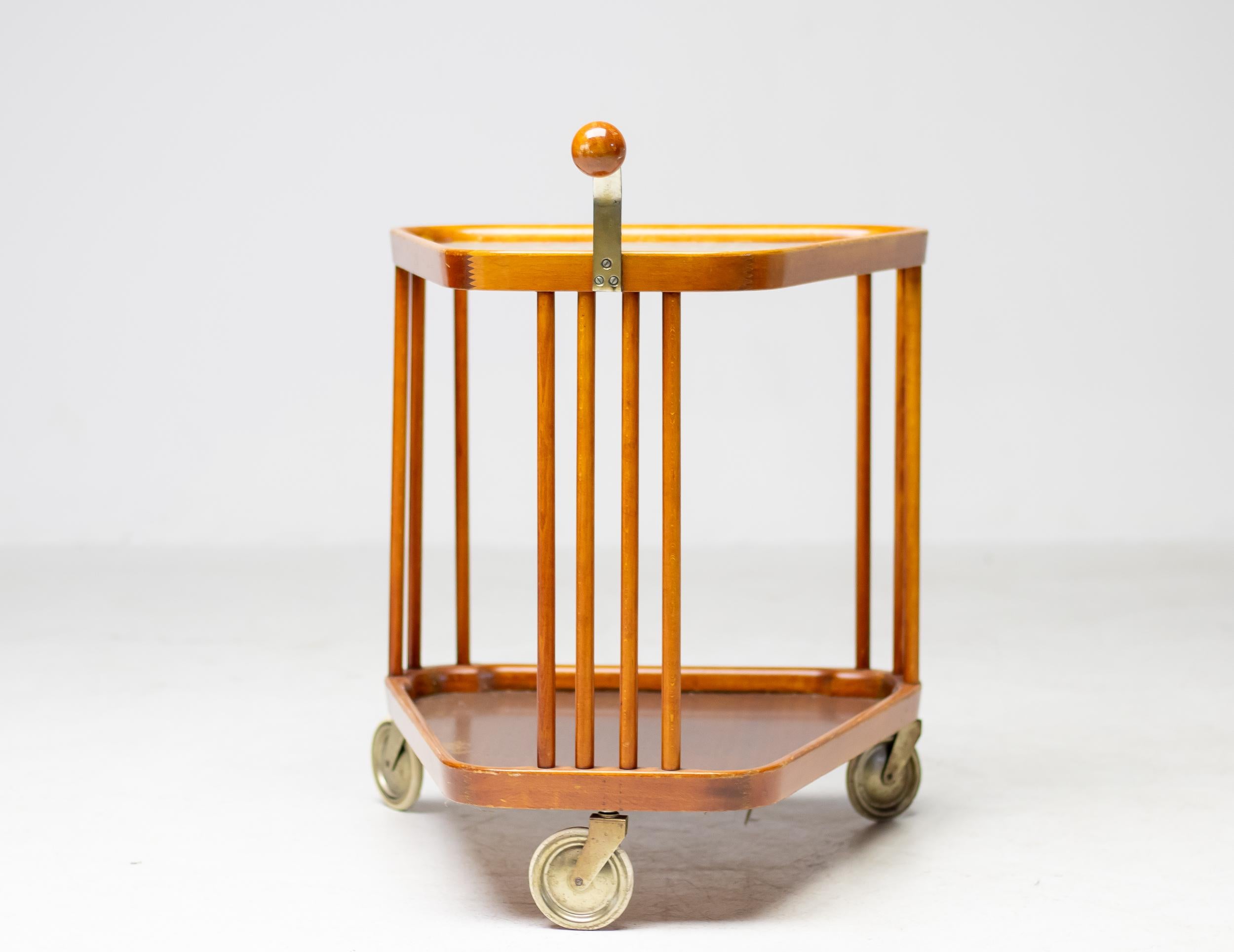 Mid-20th Century Scandinavian Modern Bar Cart For Sale