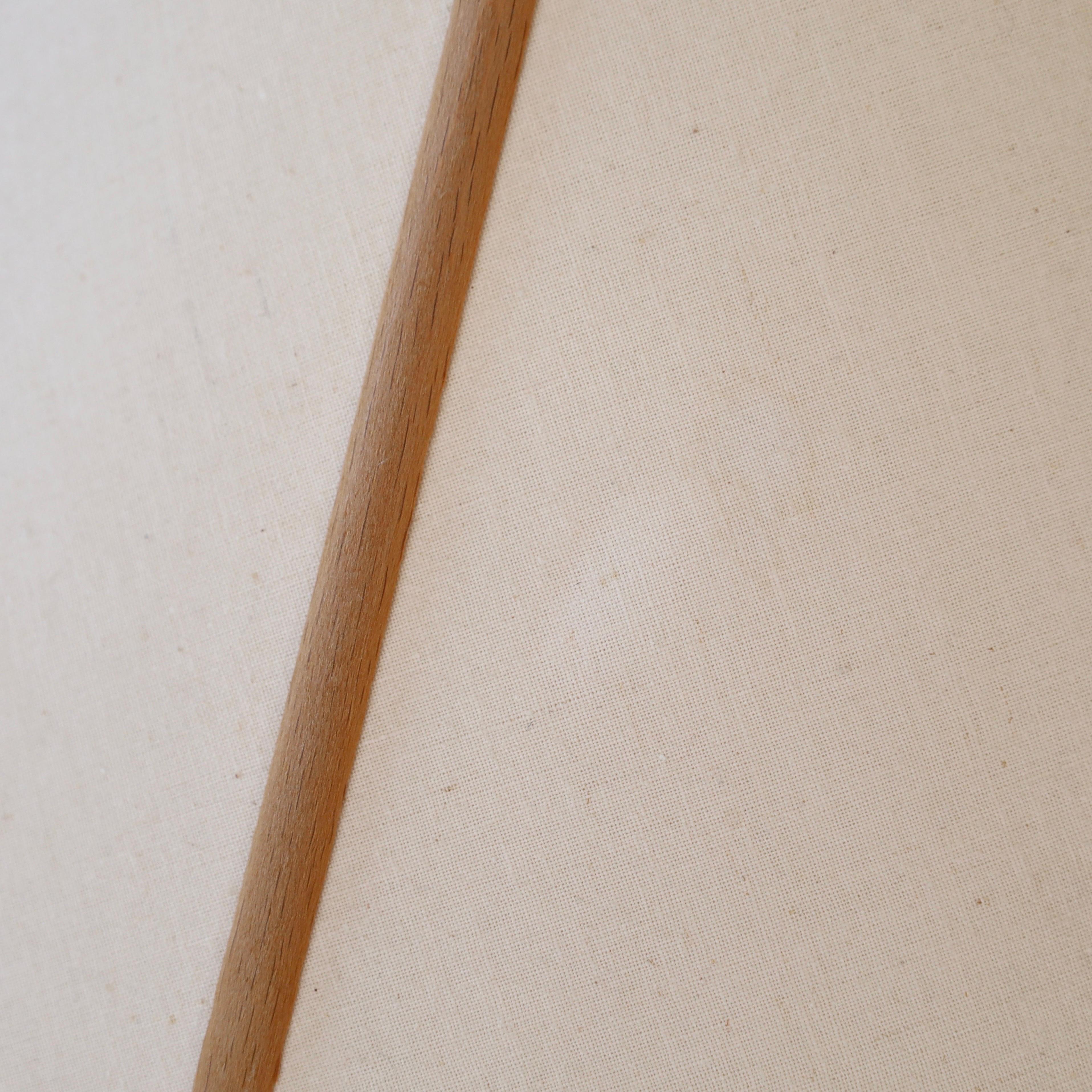 Scandinavian Modern Beech wood pendant light by Jan Wickelgren, 1970s, Sweden 7
