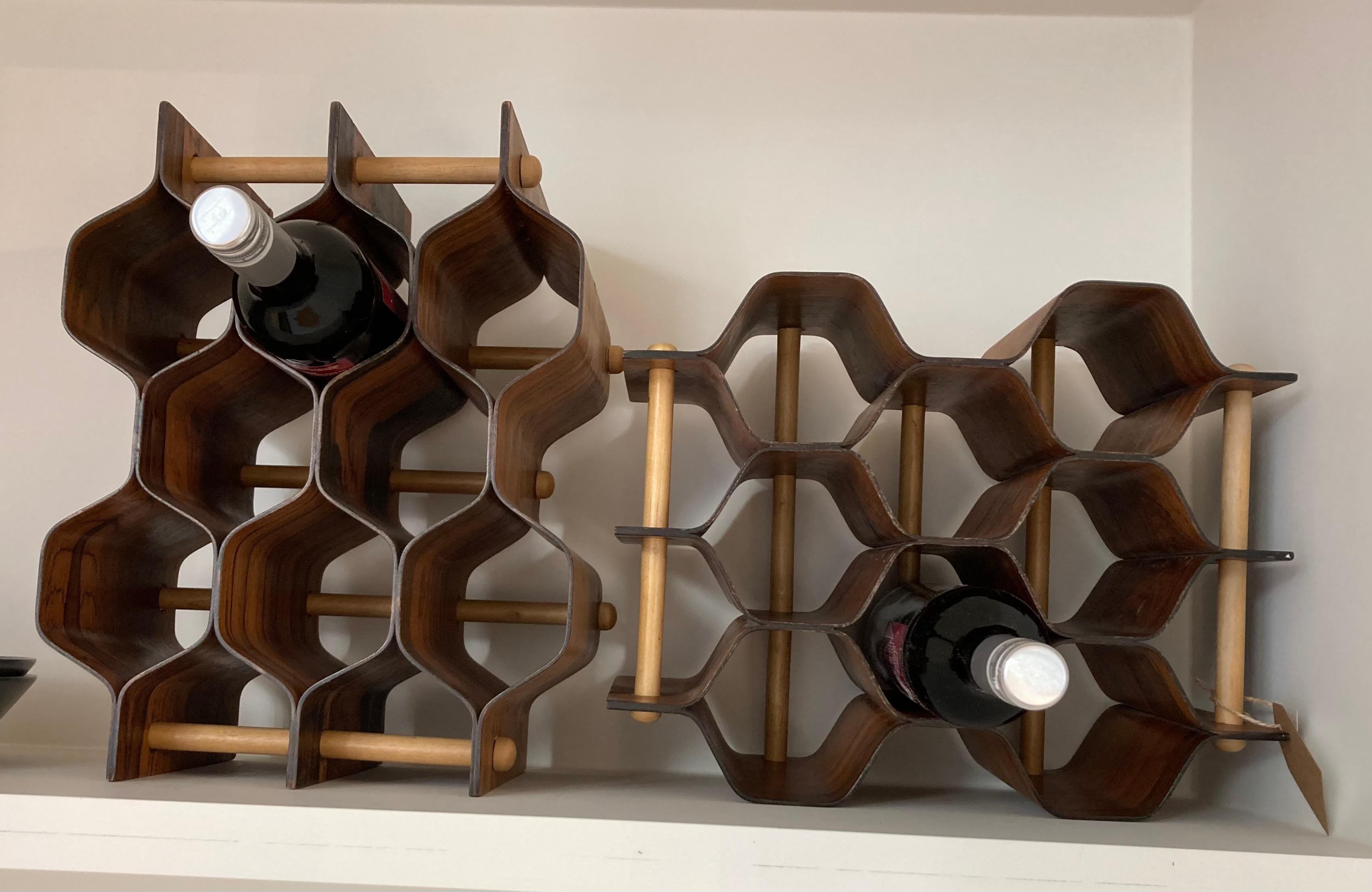 contemporary wine racks