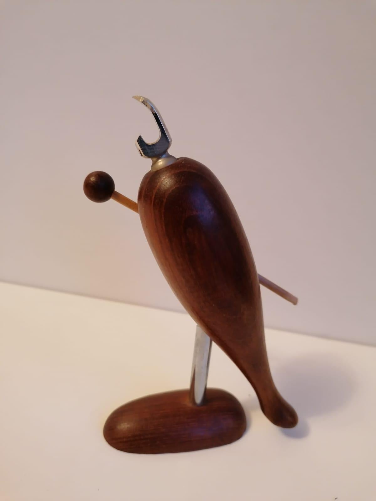 Danish Scandinavian Modern Bird Bottle Opener For Sale