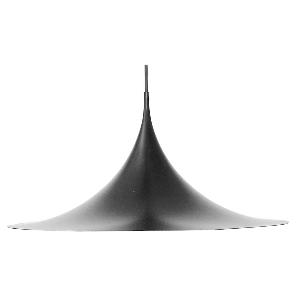 Scandinavian Modern Black Metal Chandelier Claus Bonderup and Thorsten Thorup For Sale