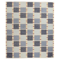 New Scandinavian Swedish Inspired Kilim Röllakan, 10'2 x 11'10