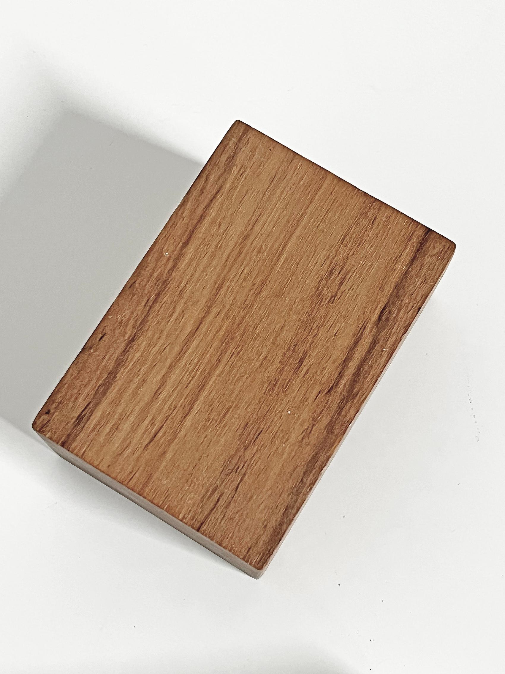 Scandinavian Modern Box in Teak and Crystal, Bengt Edenfalk, Skruf, ca 1960's 2