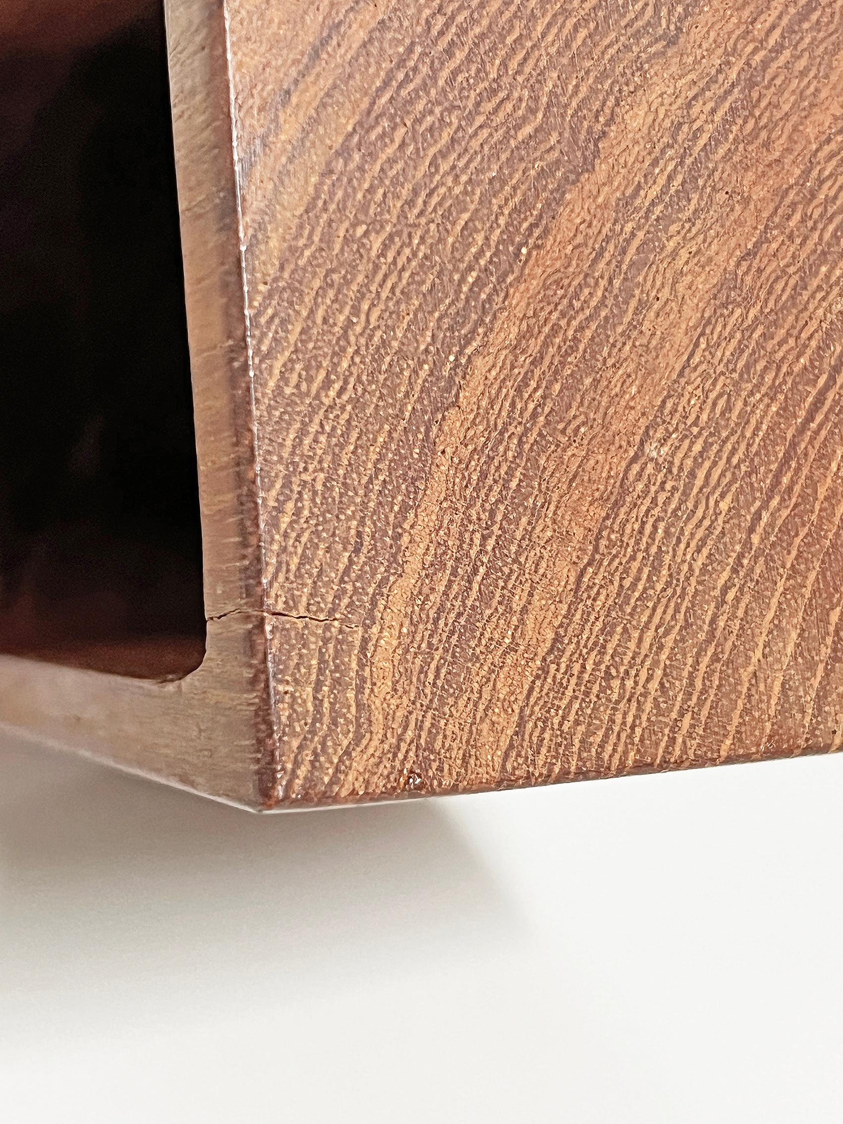 Scandinavian Modern Box in Teak and Crystal, Bengt Edenfalk, Skruf, ca 1960's 3