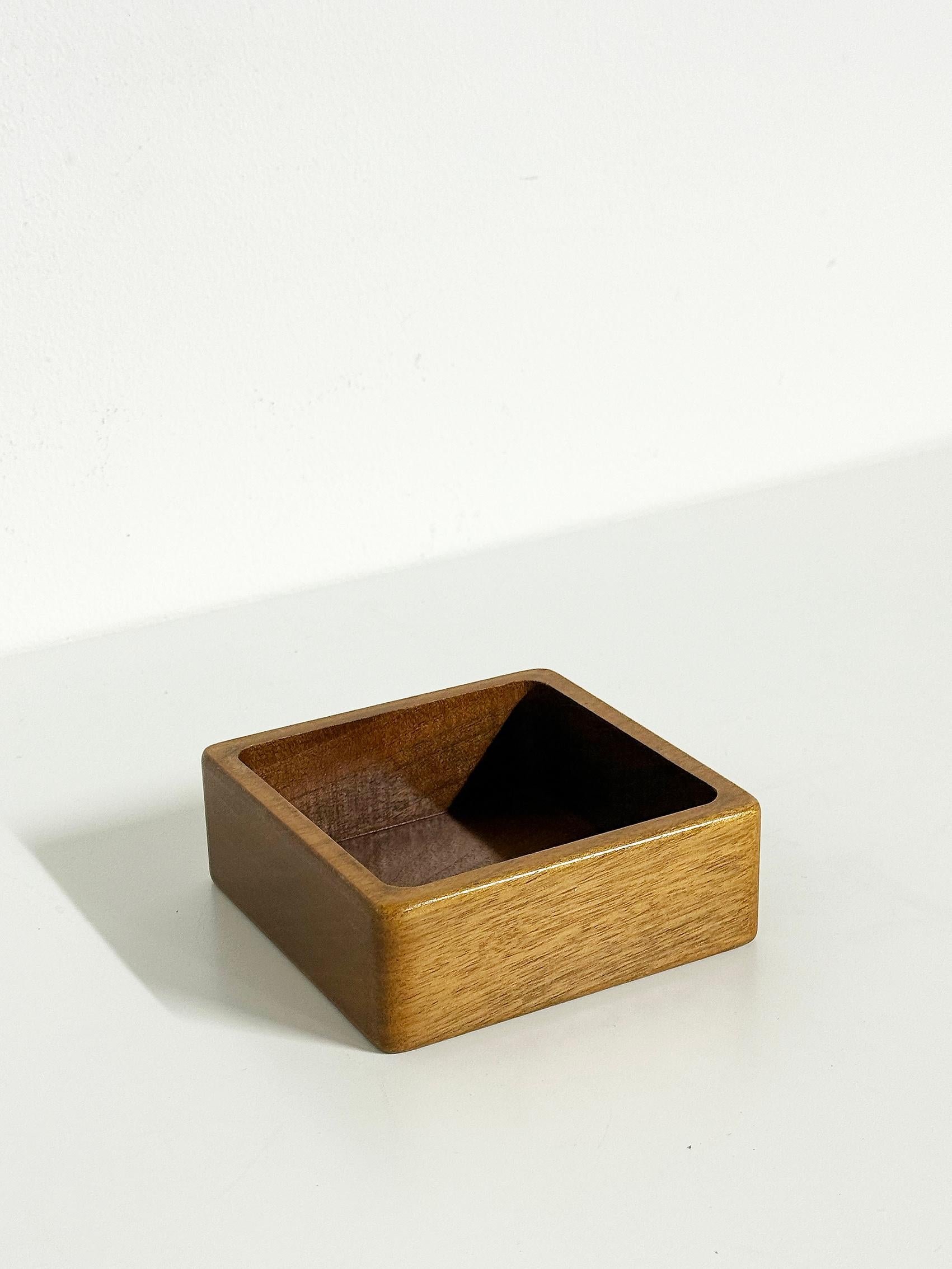 Swedish Scandinavian Modern Box in Teak and Glass, Bengt Edenfalk, Skruf, ca 1960's For Sale