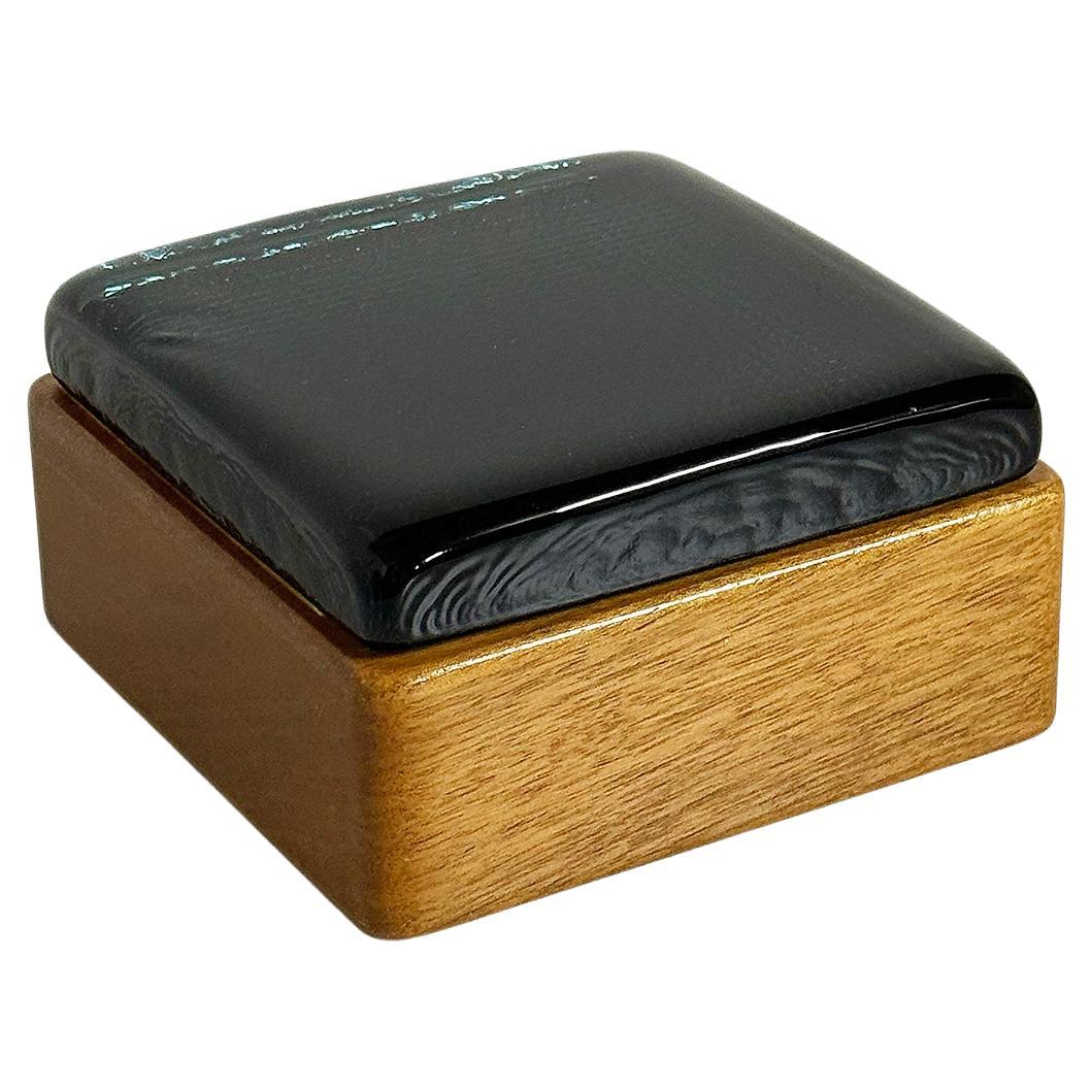 Scandinavian Modern Box in Teak and Glass, Bengt Edenfalk, Skruf, ca 1960's