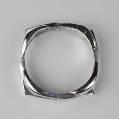 Scandinavian Modern Bracelet in Silver by Lapponia, Finland