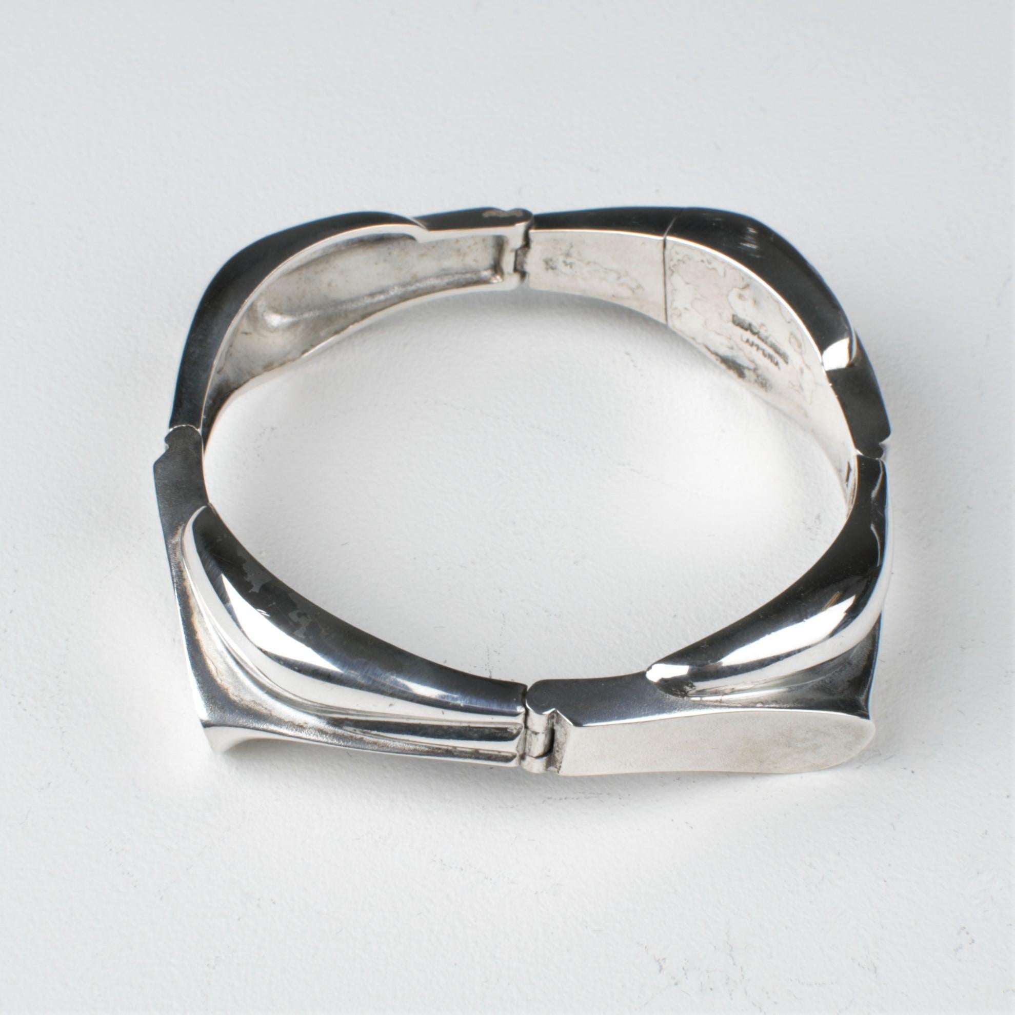 Scandinavian Modern Bracelet in Silver by Lapponia, Finland For Sale 3