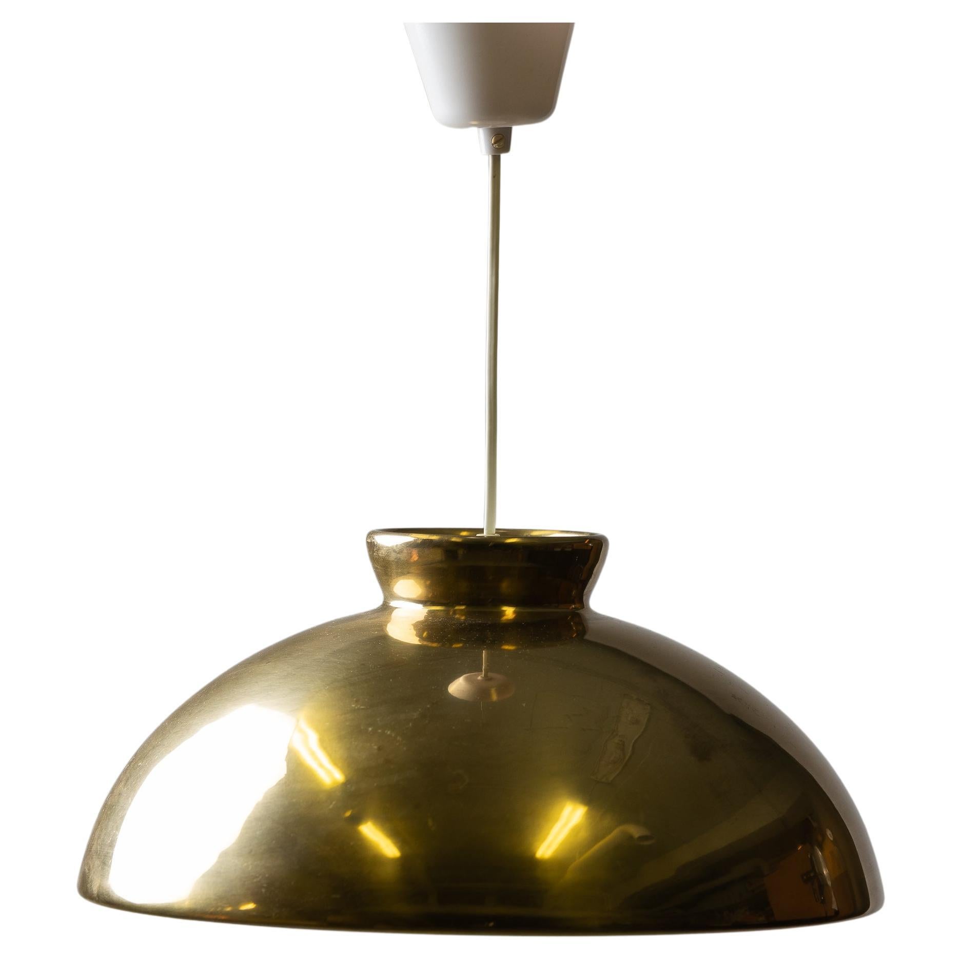 Scandinavian Modern Brass Ceiling lamp from Bergboms For Sale