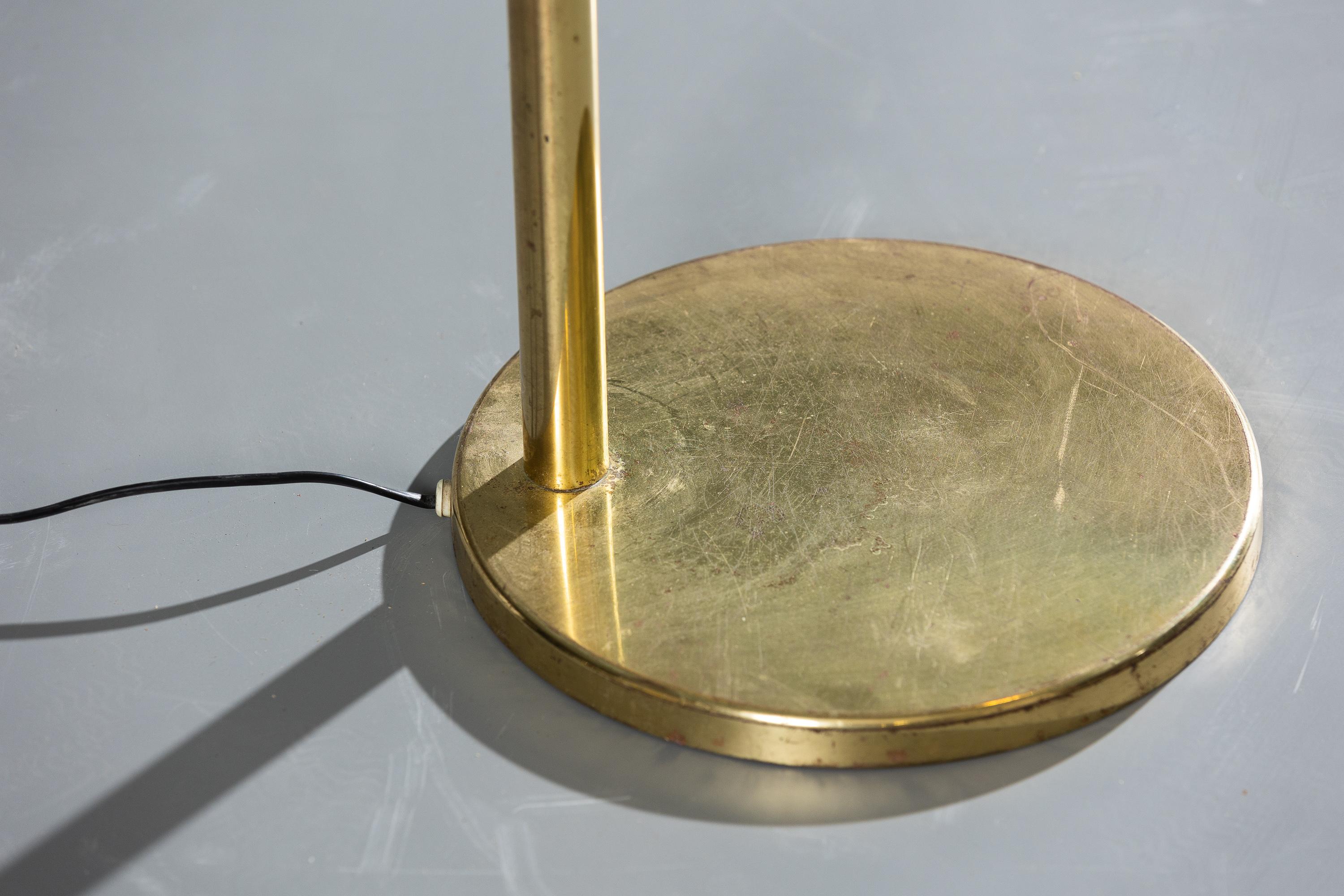 Scandinavian Modern Brass Floor Lamp from Bergboms G-300, Set of 2 For Sale 8