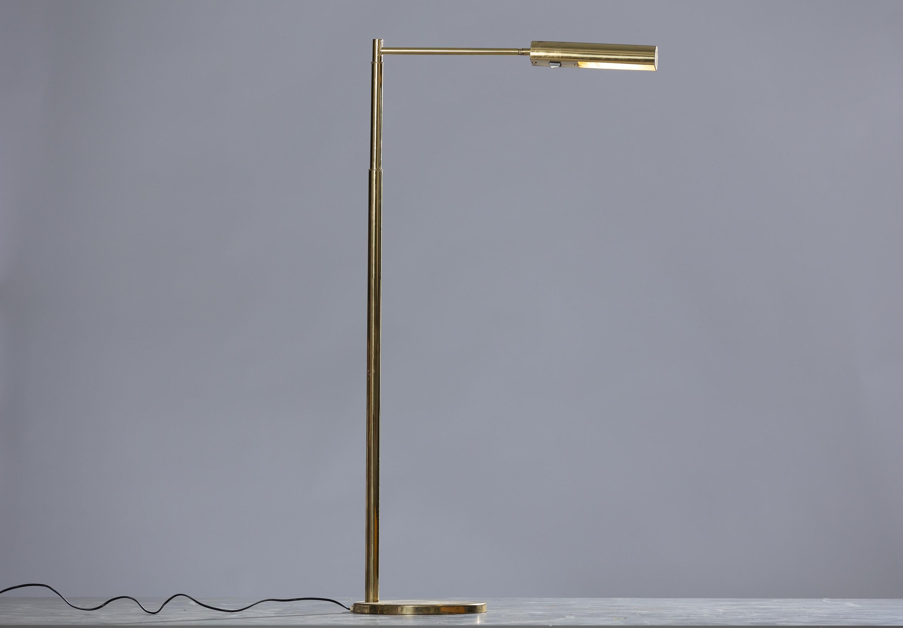 Elevate your interior with the timeless elegance of the Bergboms brass floor lamp G-300. Crafted meticulously, this lamp is a true masterpiece that seamlessly combines form and function.

The Bergboms G-300 floor lamp boasts a captivating brass