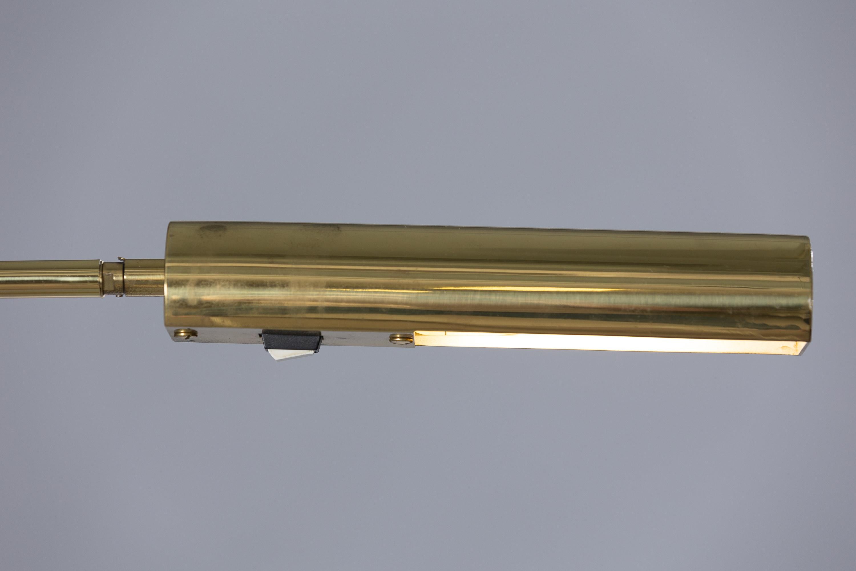 Scandinavian Modern Brass Floor Lamp from Bergboms G-300, Set of 2 For Sale 3