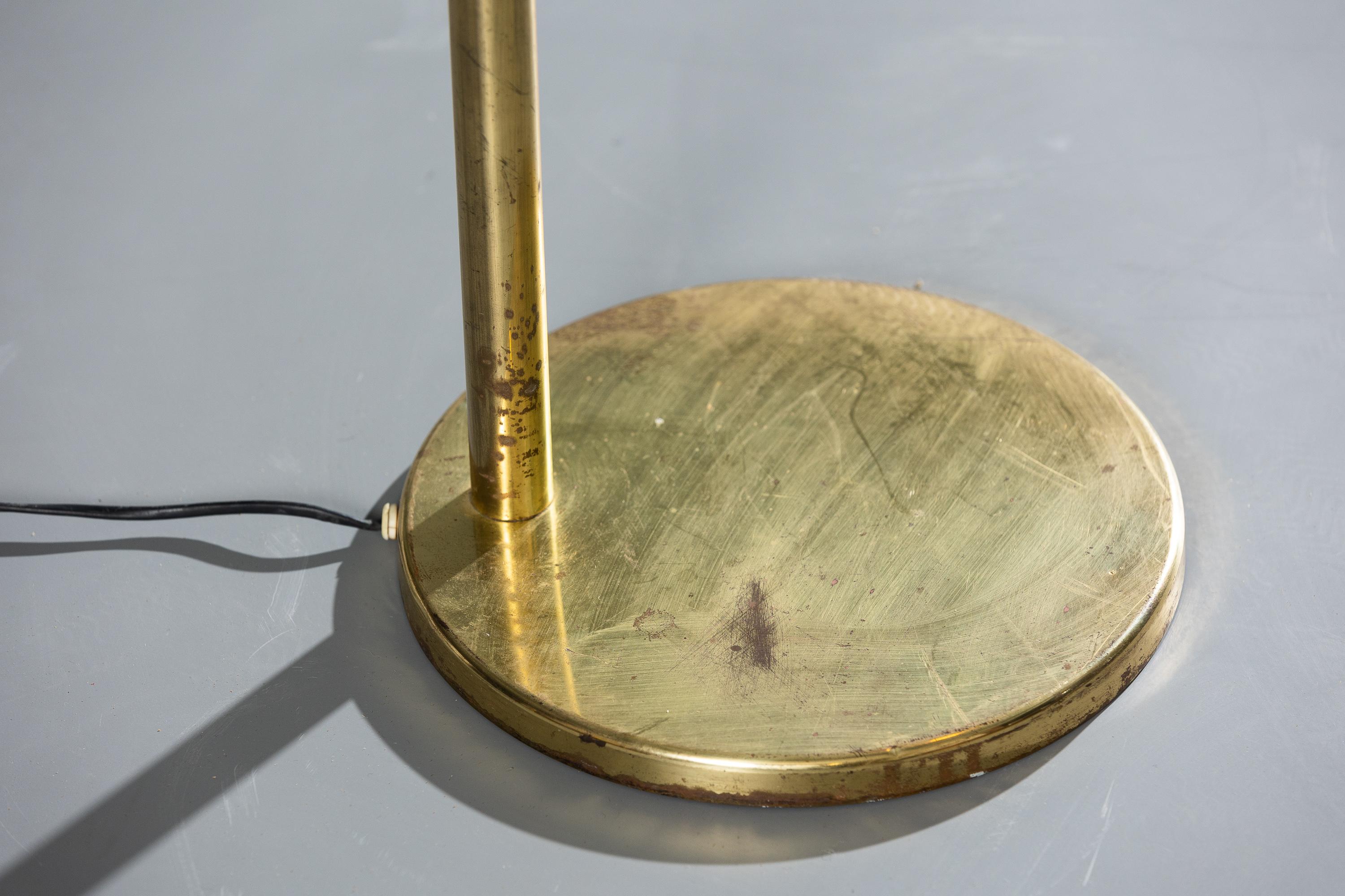 Scandinavian Modern Brass Floor Lamp from Bergboms G-300, Set of 2 For Sale 4