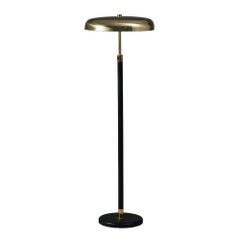 Scandinavian Modern Brass Floor Lamp, Örsjö Industri AB, 1960/1970s