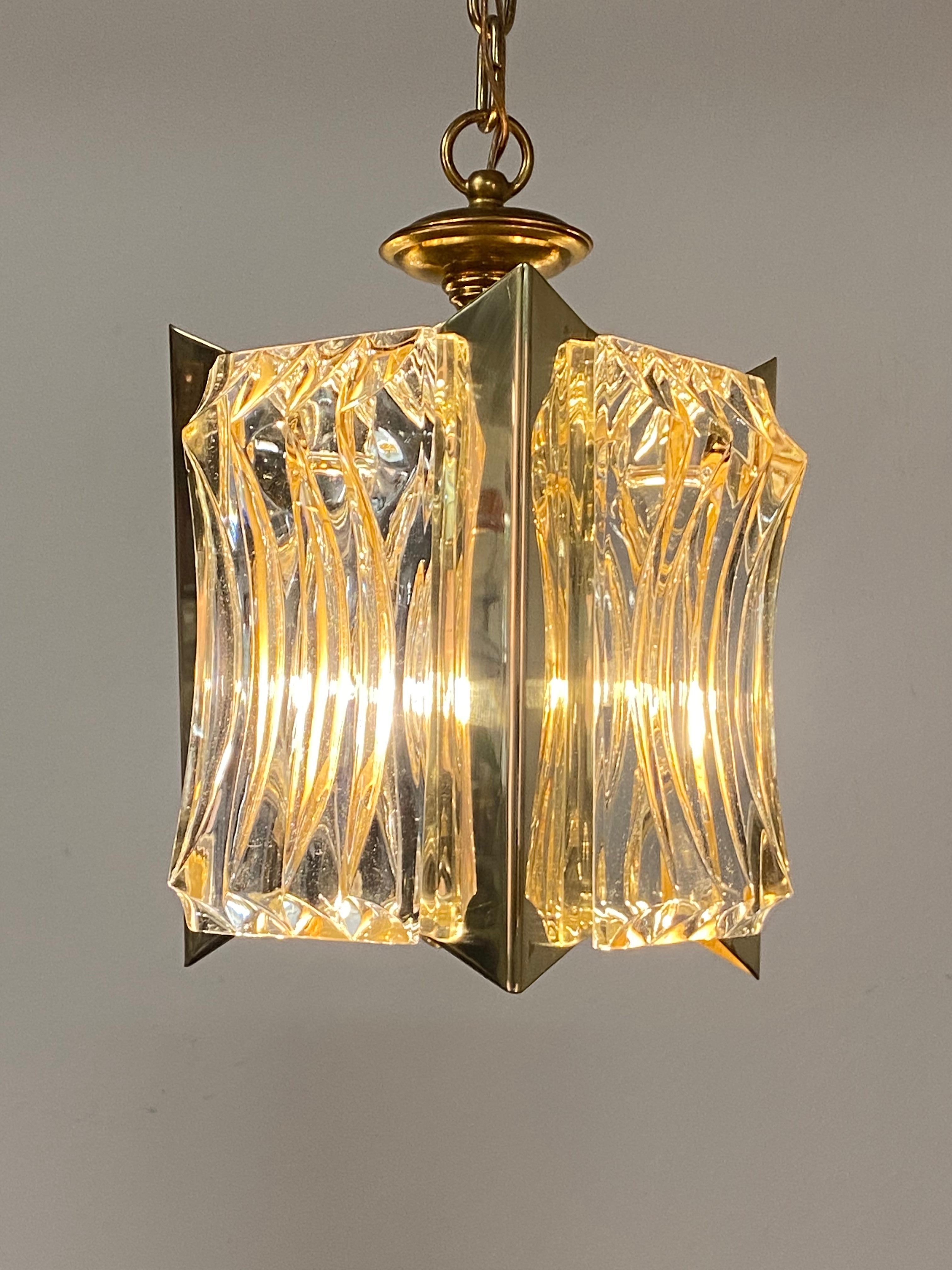 Scandinavian Modern Brass Pendant by Boréns, Borås For Sale 11