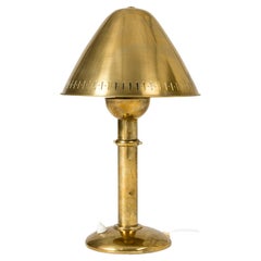 Vintage Scandinavian Modern Brass Table Lamp, ASEA, Sweden, 1950s