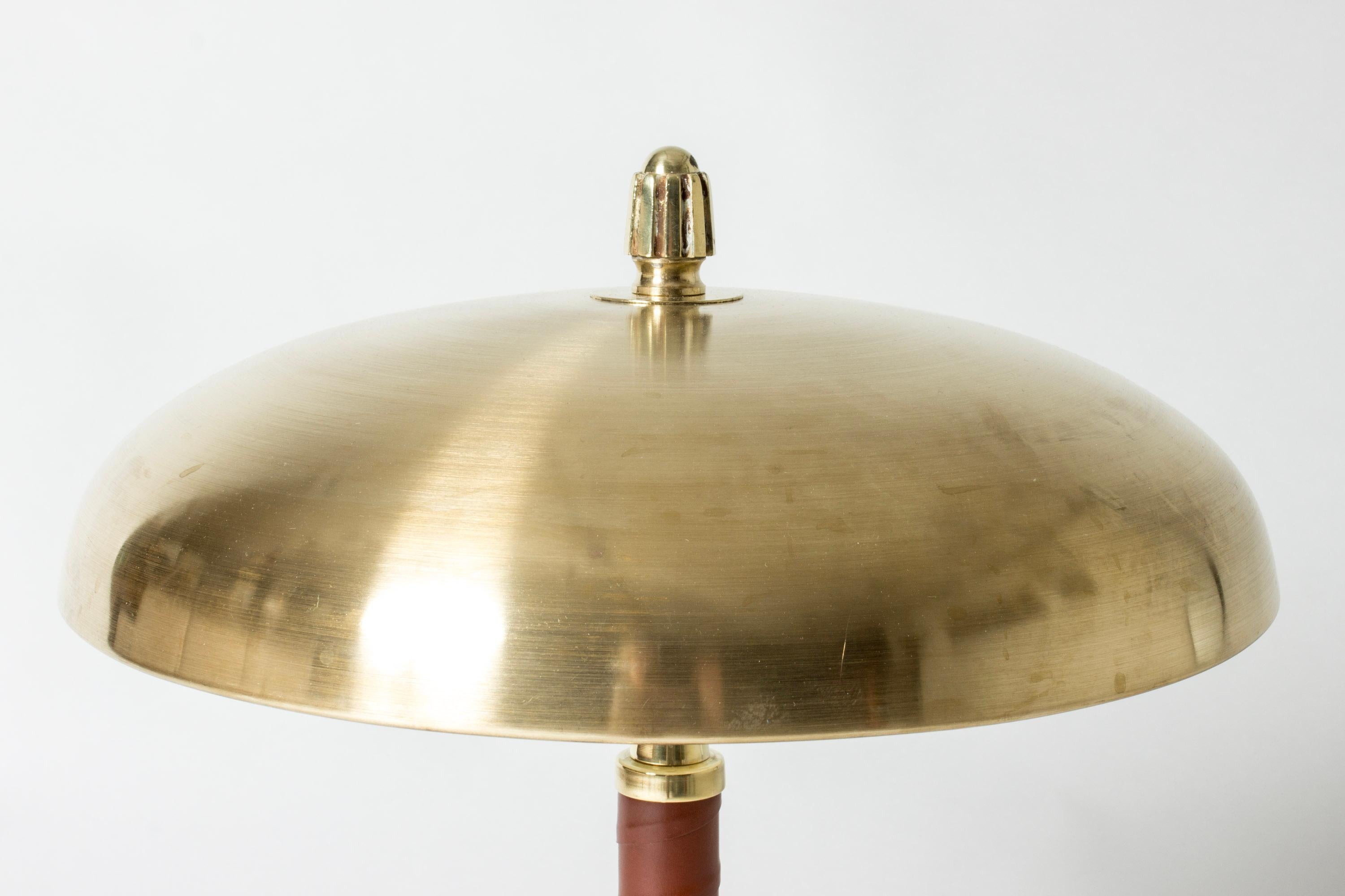 Scandinavian Modern Brass Table Lamp by Einar Bäckström, Sweden, 1950s In Good Condition In Stockholm, SE