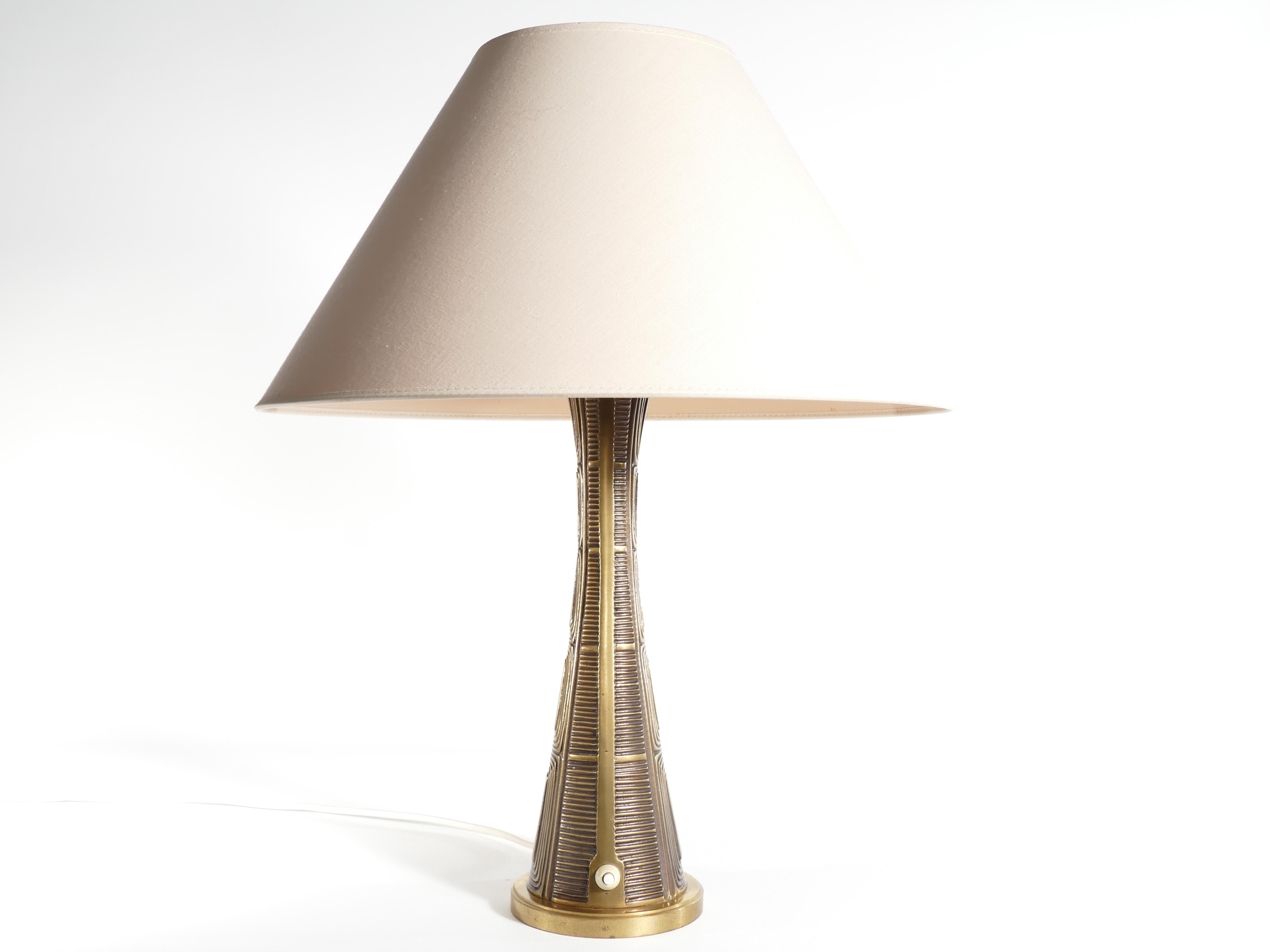 Scandinavian Modern Brass Table Lamp by Sonja Katzin for ASEA, Sweden, 1950’s 8