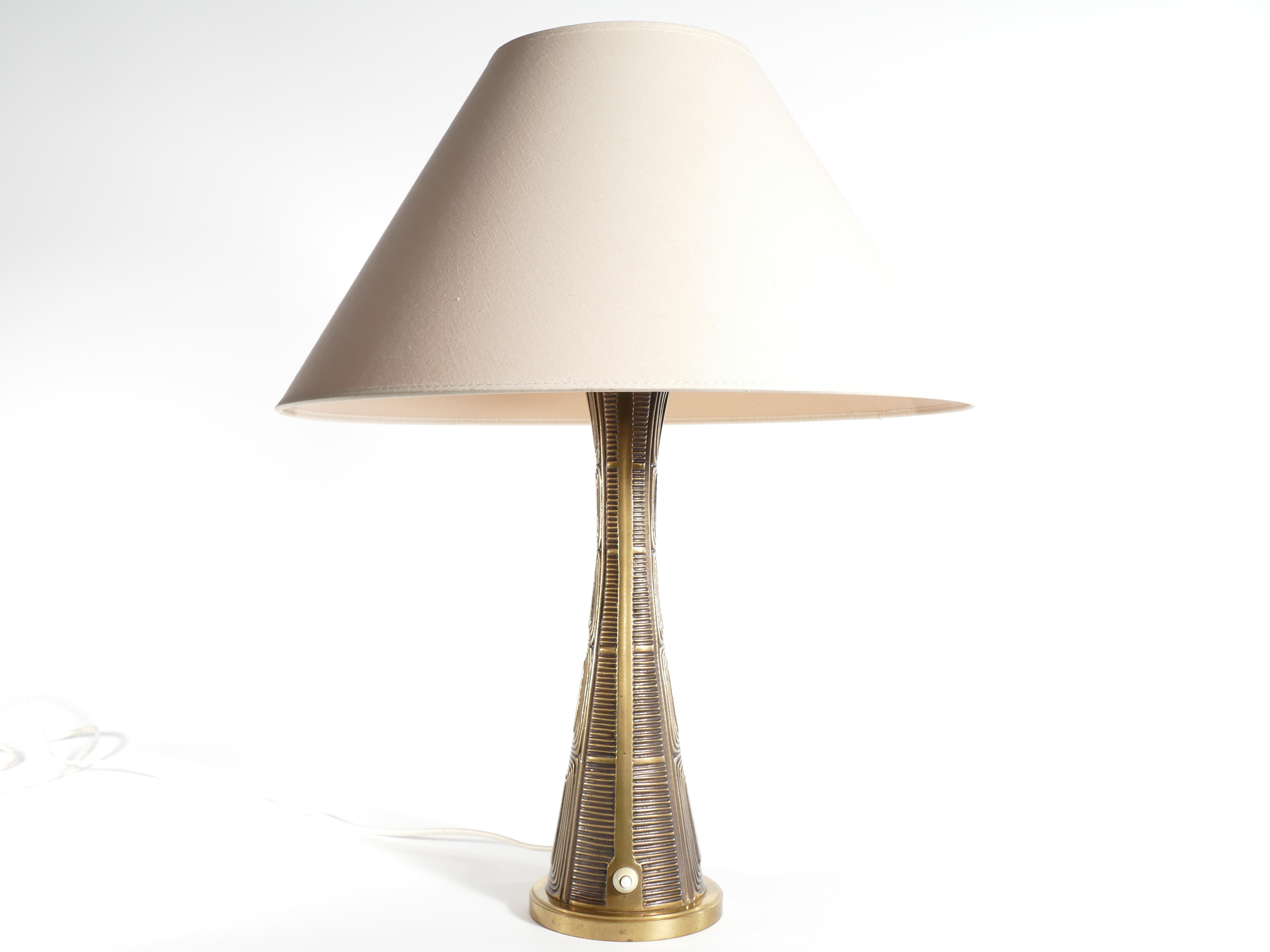 Mid-20th Century Scandinavian Modern Brass Table Lamp by Sonja Katzin for ASEA, Sweden, 1950’s