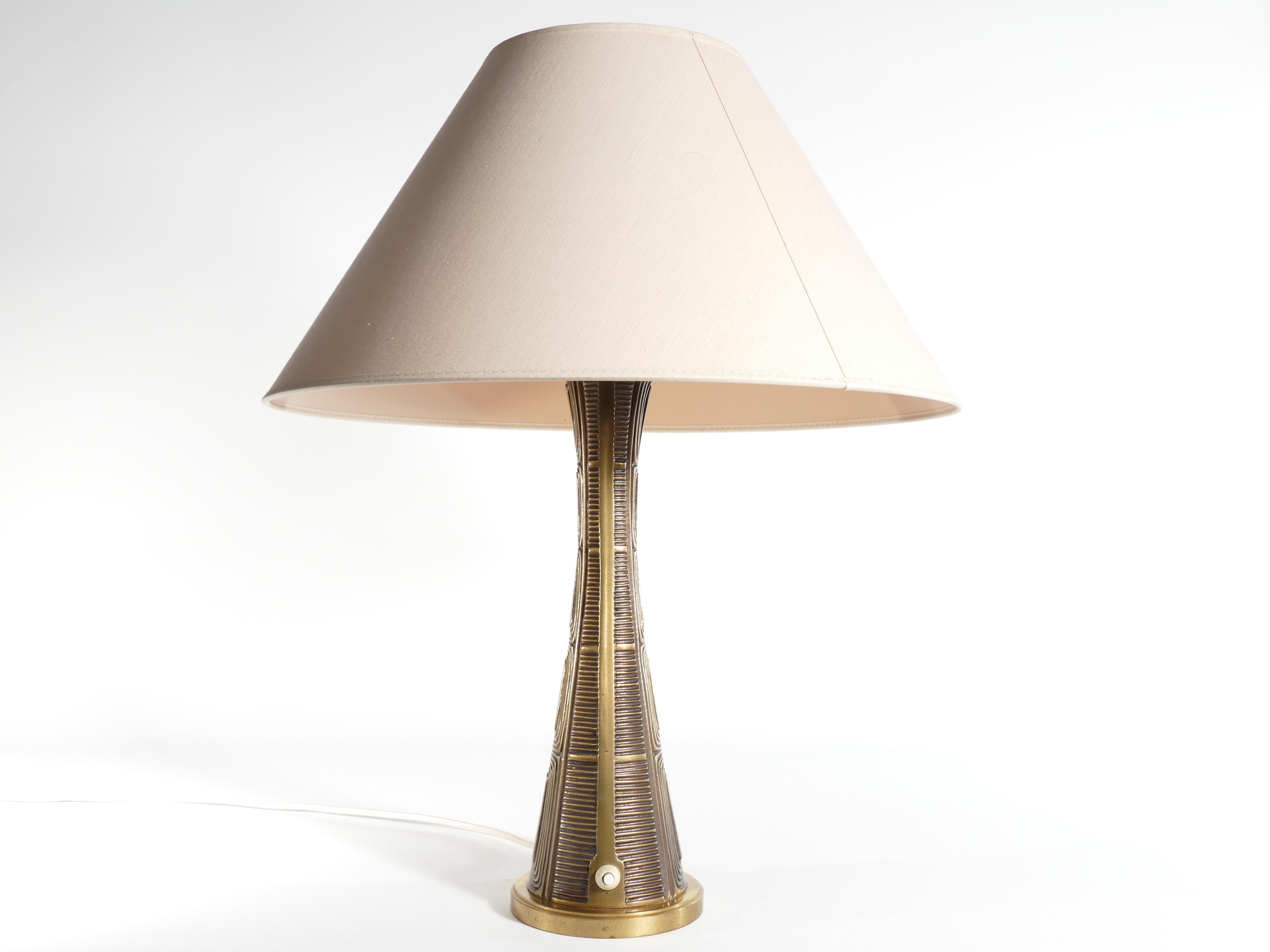 Scandinavian Modern Brass Table Lamp by Sonja Katzin for ASEA, Sweden, 1950’s 7